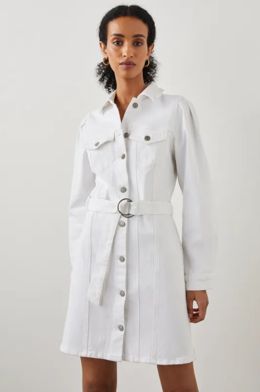 GRIFFITH DRESS - SALT WHITE sold by Rails