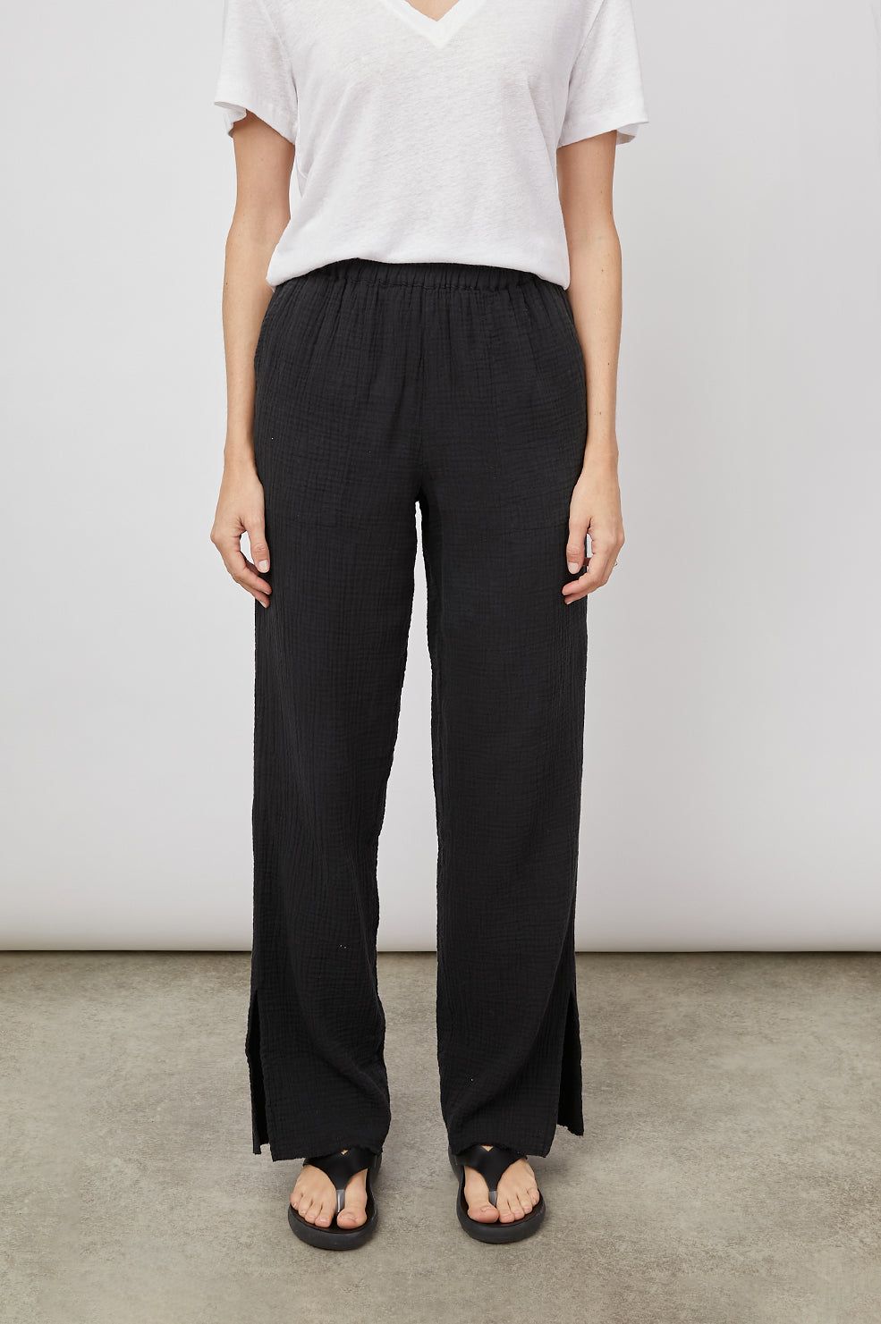 LEON PANT - BLACK sold by Rails