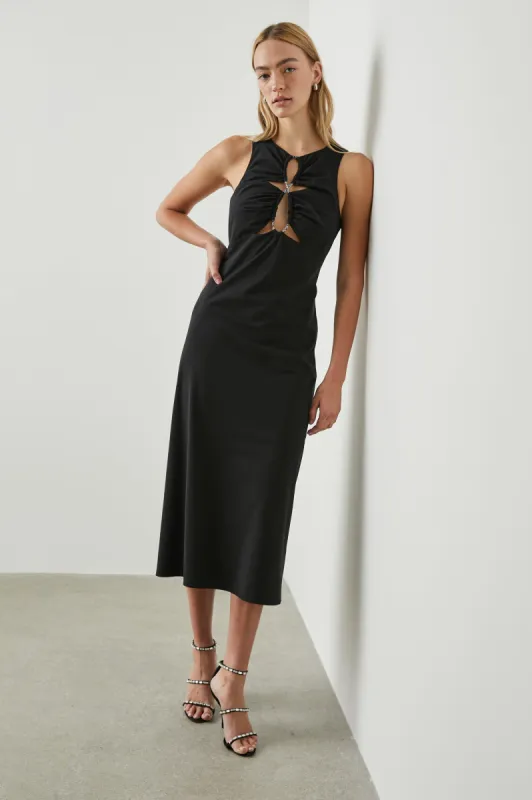 SAMBA DRESS - BLACK sold by Rails