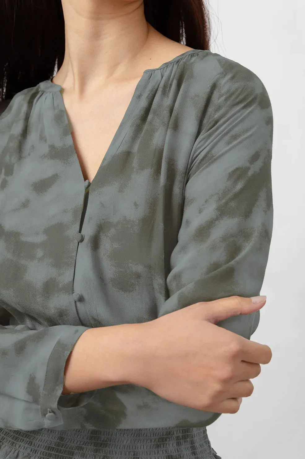 JASMINE DRESS - SLATE TIE DYE sold by Rails product image thumbnail 2