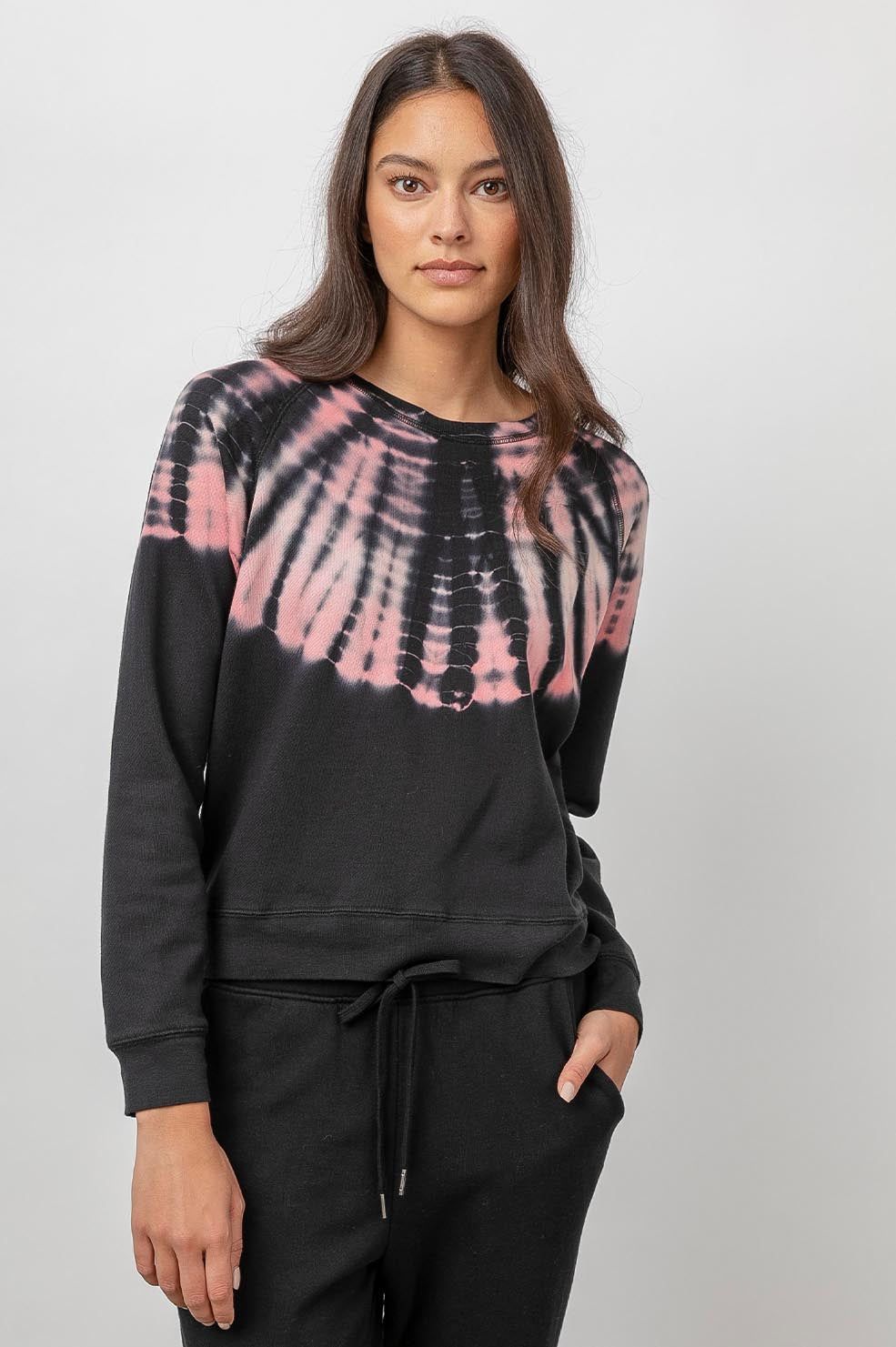 THEO & KINGSTON SET - BLACK PETAL TIE DYE sold by Rails product image thumbnail 2