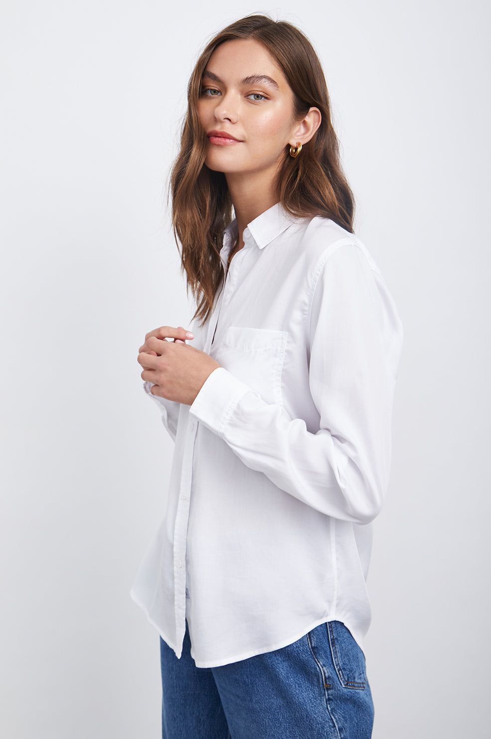 PALOMA SHIRT - WHITE sold by Rails product image thumbnail 3