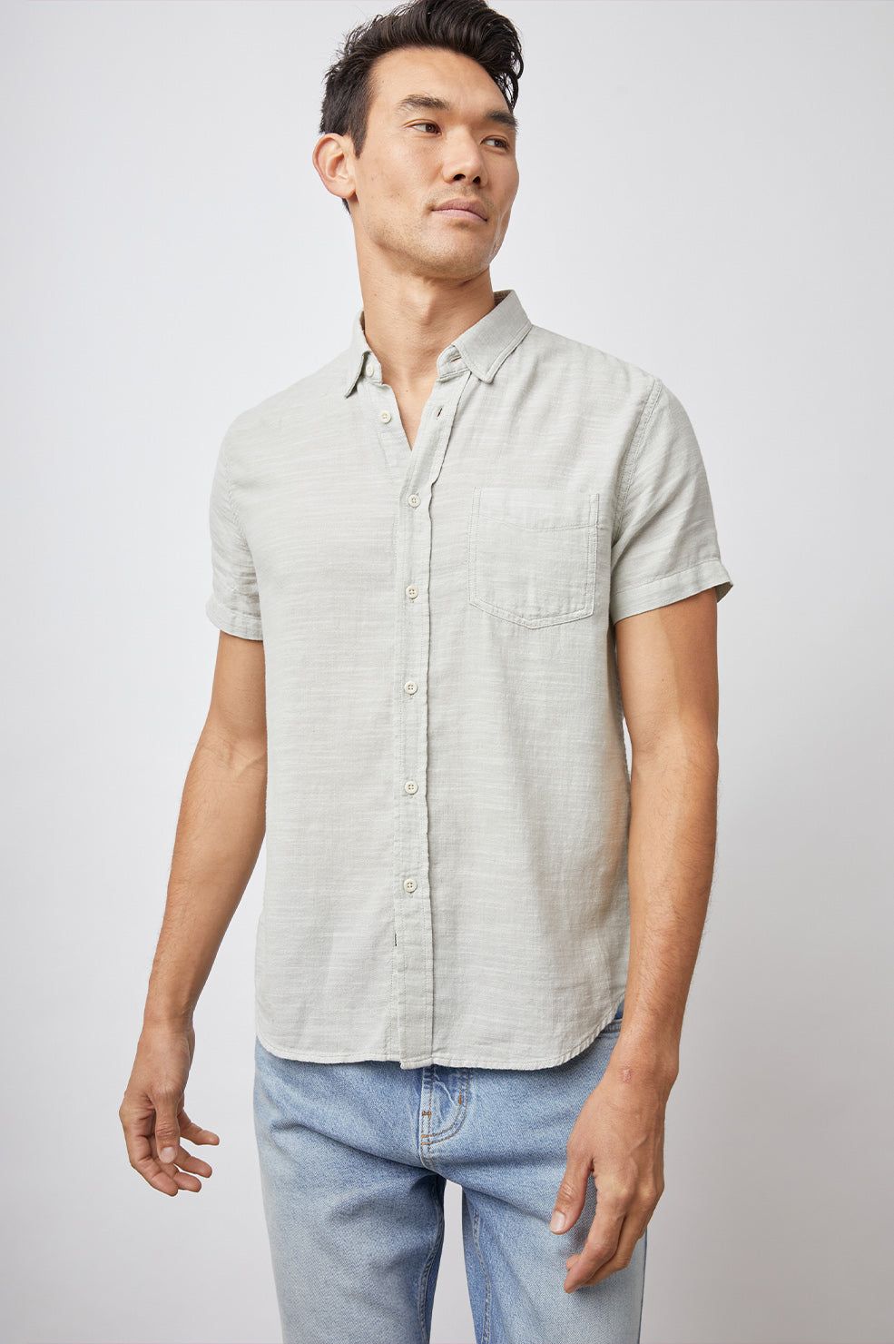 FAIRFAX SHIRT - SAGE sold by Rails