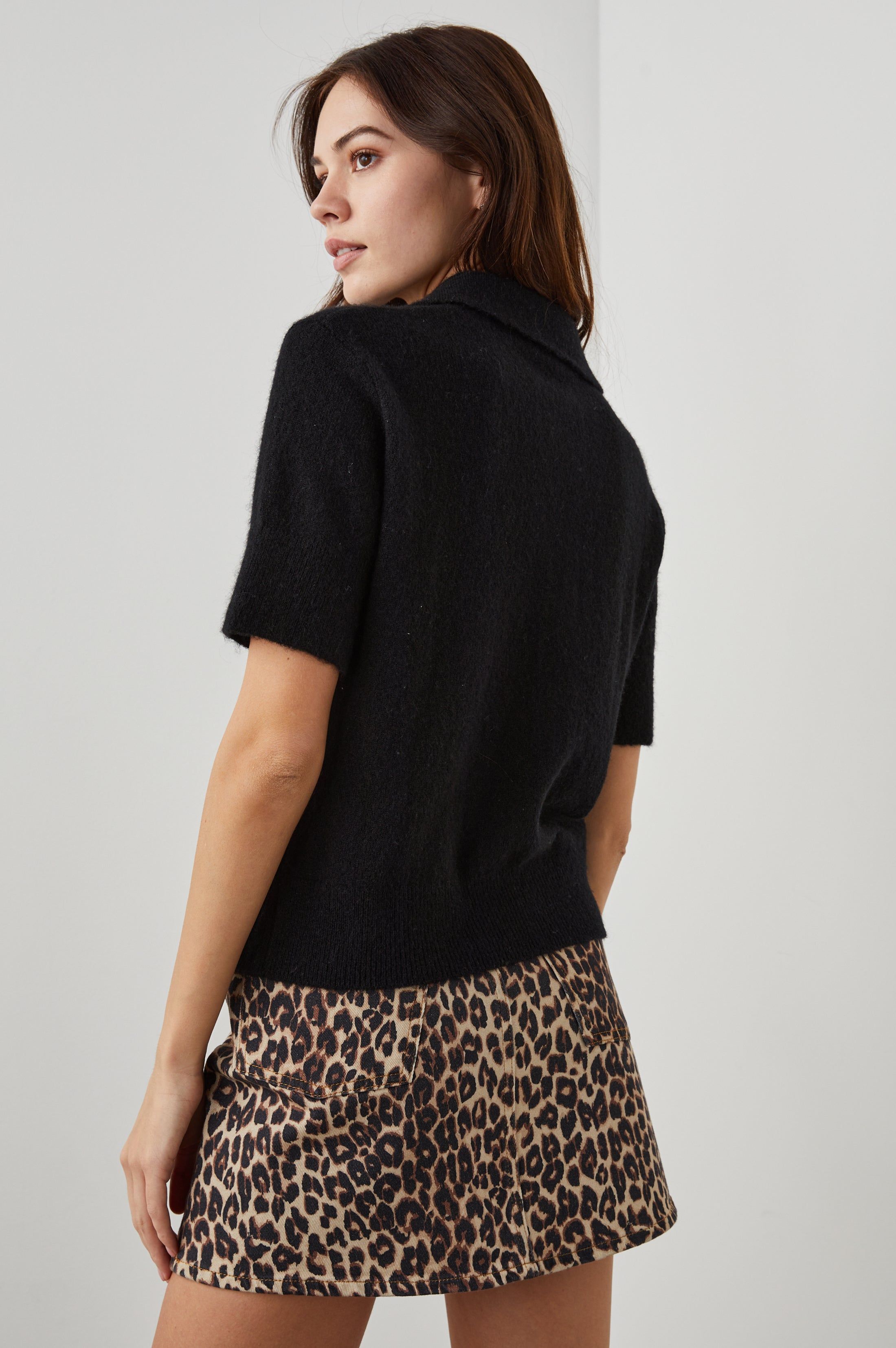 GRETA TOP - BLACK sold by Rails product image thumbnail 5