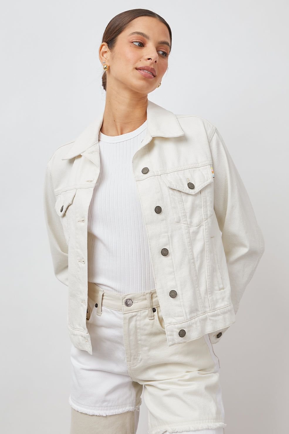 MULHOLLAND JACKET - ECRU sold by Rails