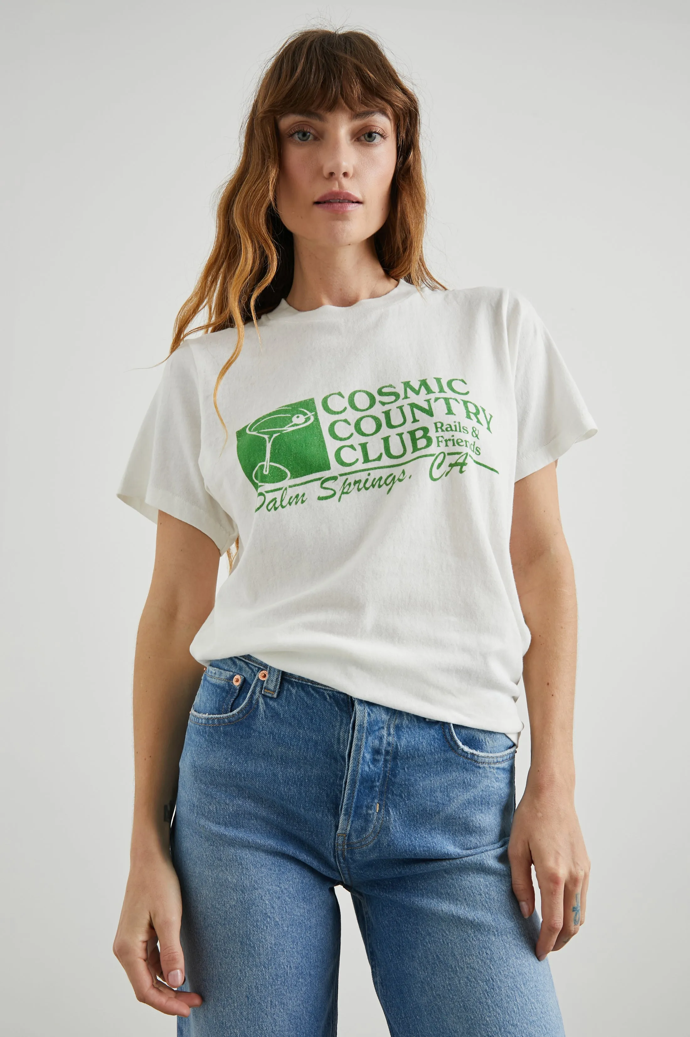 BOYFRIEND T-SHIRT - COSMIC COUNTRY CLUB sold by Rails