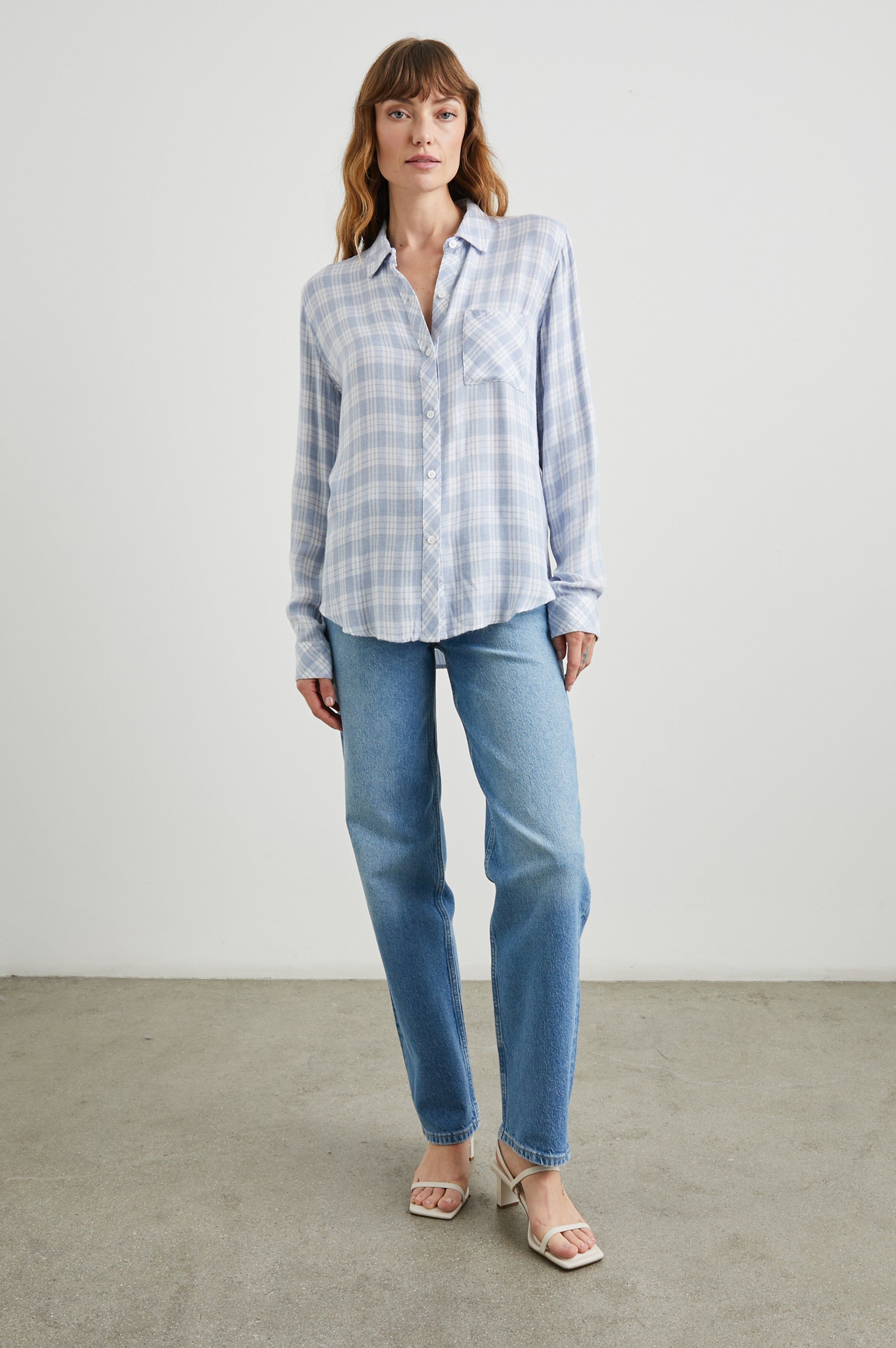 HUNTER SHIRT - BABY BLUE sold by Rails