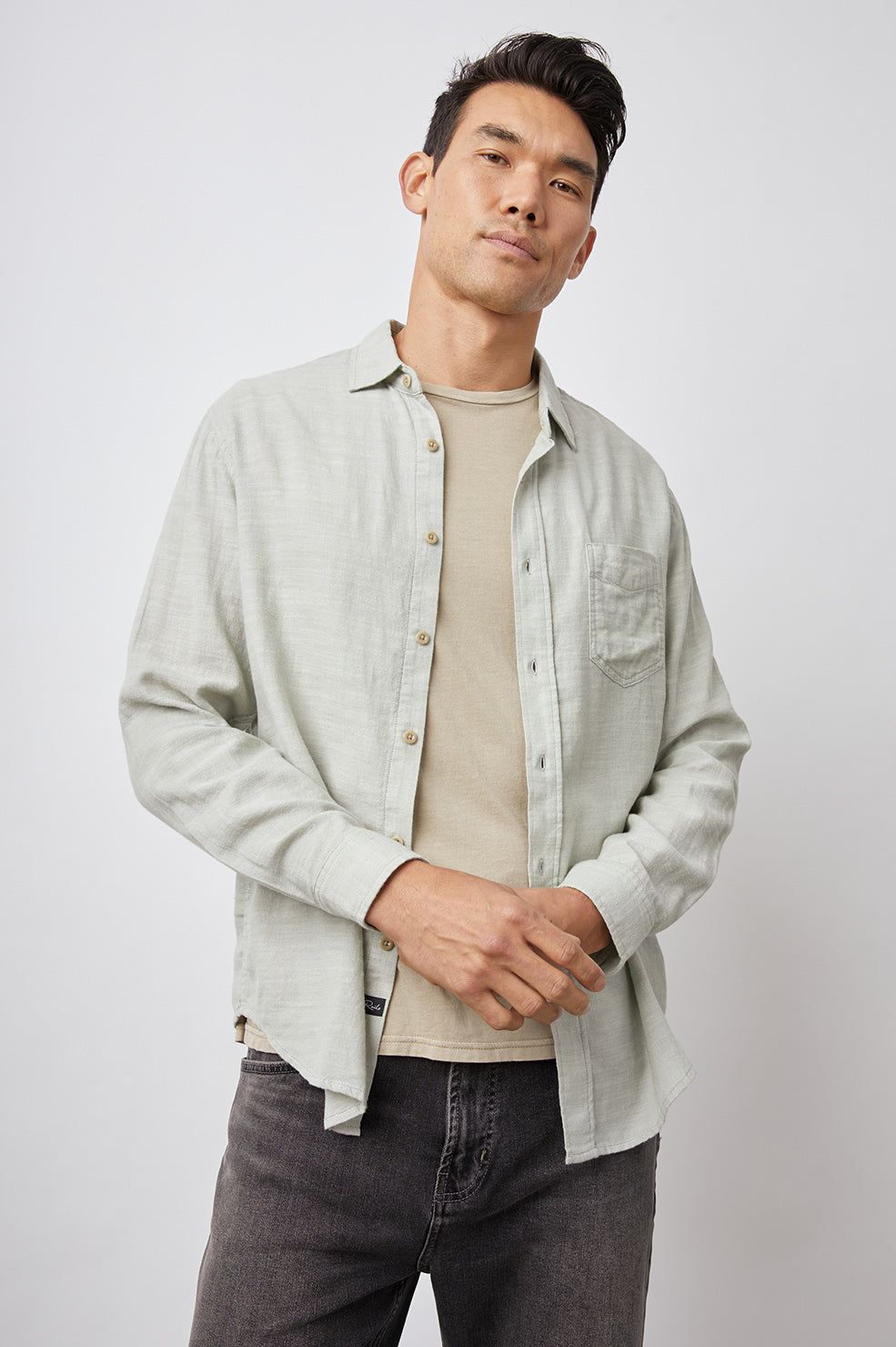WYATT SHIRT - SAGE sold by Rails