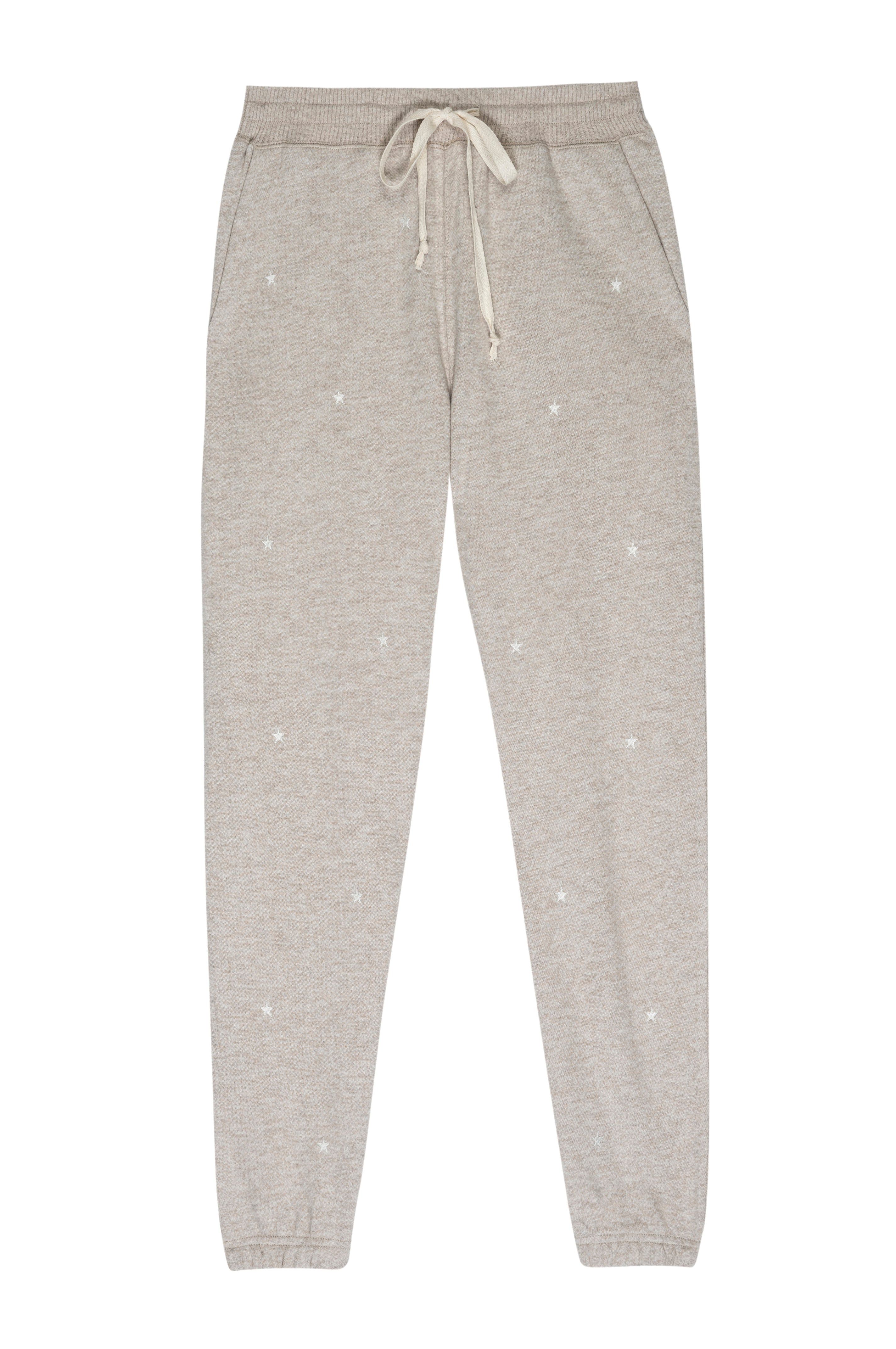 KINGSTON SWEATPANT - HEATHER BROWN EMBROIDERED STARS sold by Rails product image thumbnail 5