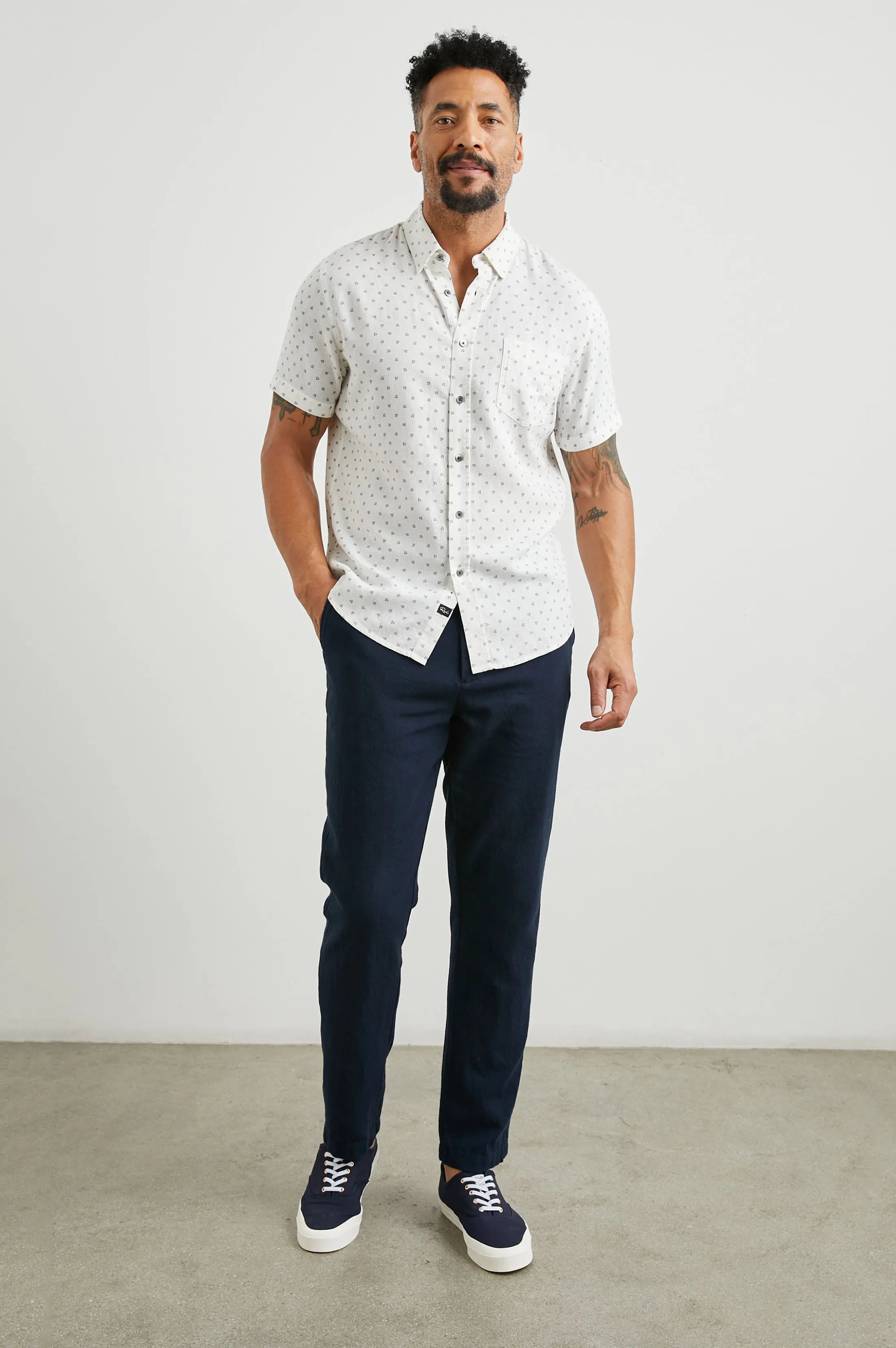 CARSON SHIRT - AUTUMN CALICO WHITE sold by Rails product image thumbnail 3
