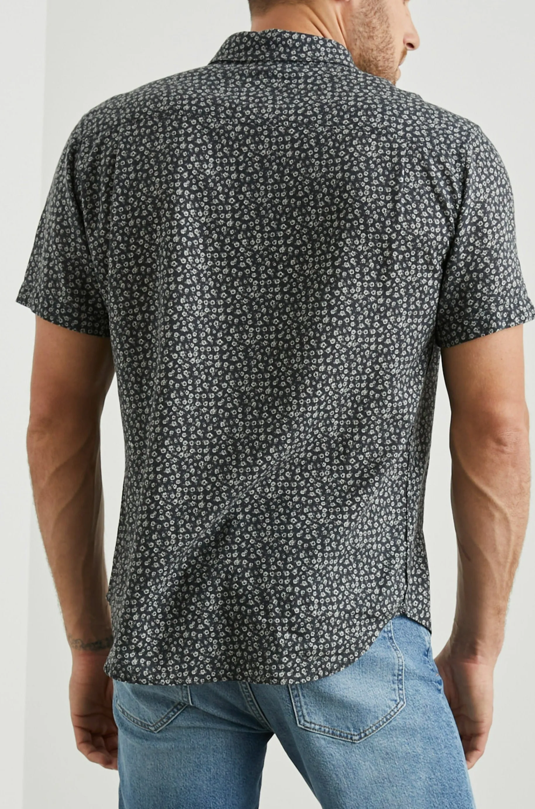 CARSON SHIRT - FLOWER CART ONYX sold by Rails product image thumbnail 3