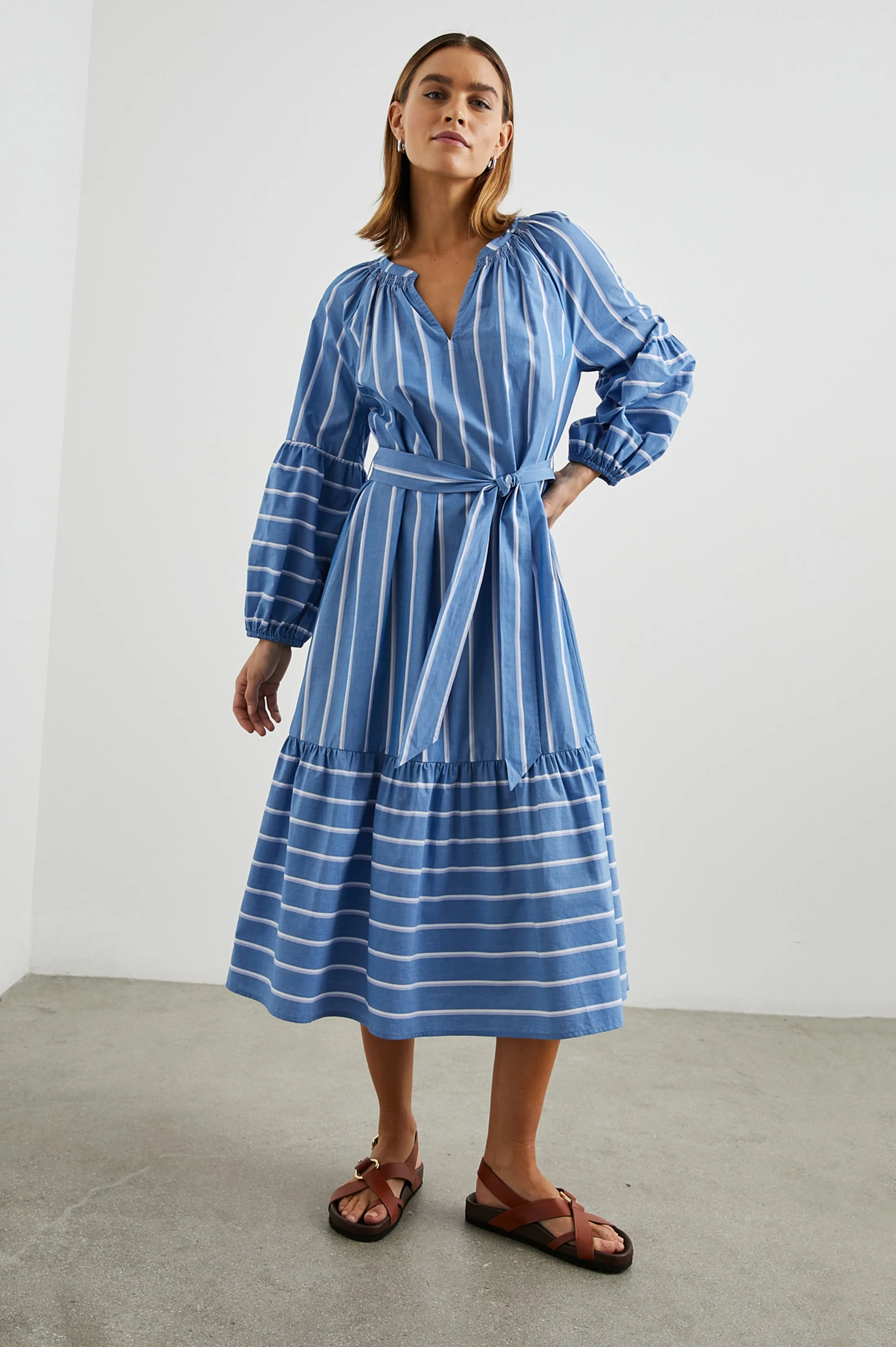VITTORIA DRESS - BOIRO STRIPE sold by Rails product image thumbnail 4