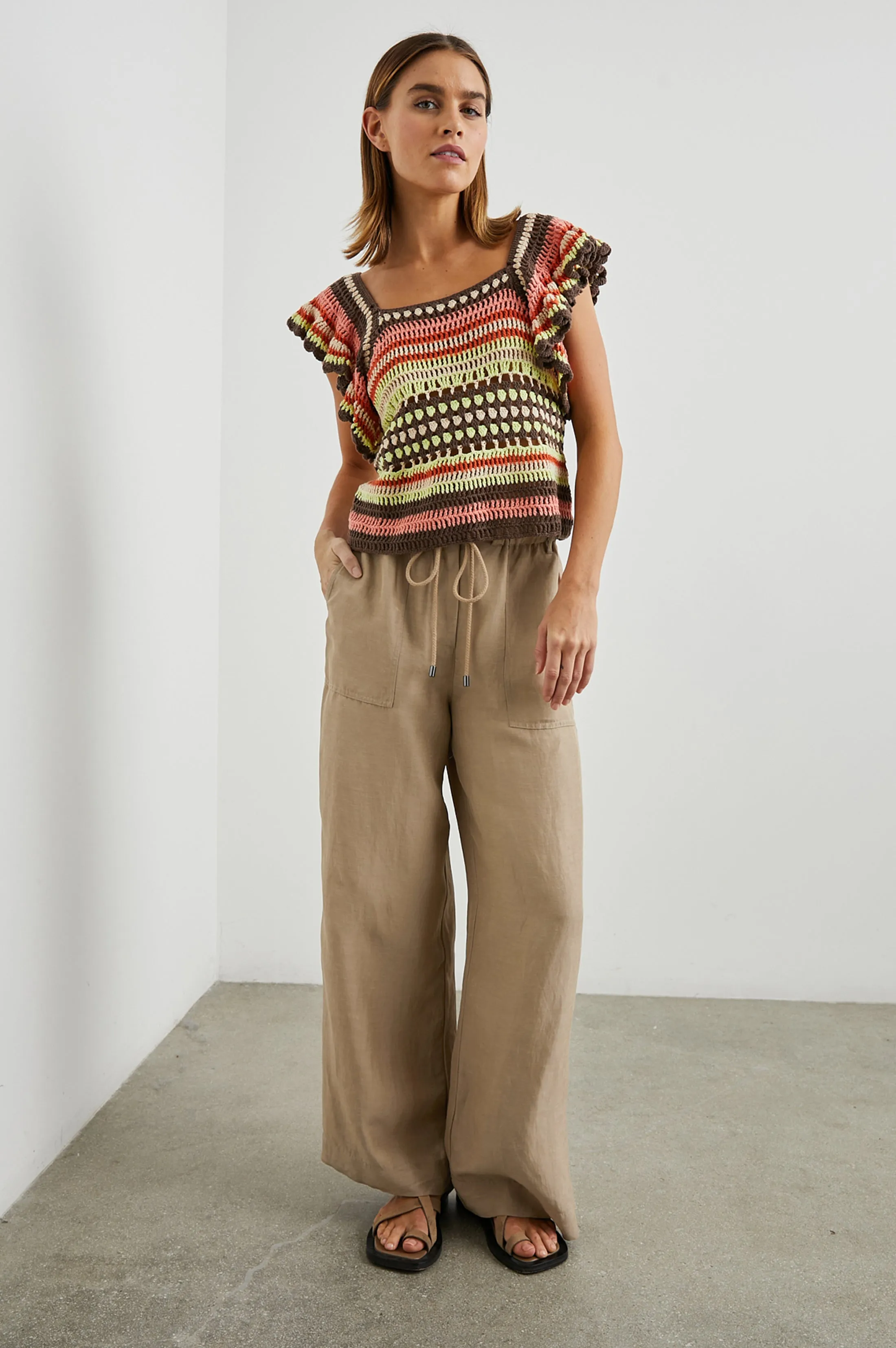 ANNA TOP - TROPICAL CROCHET sold by Rails product image thumbnail 3