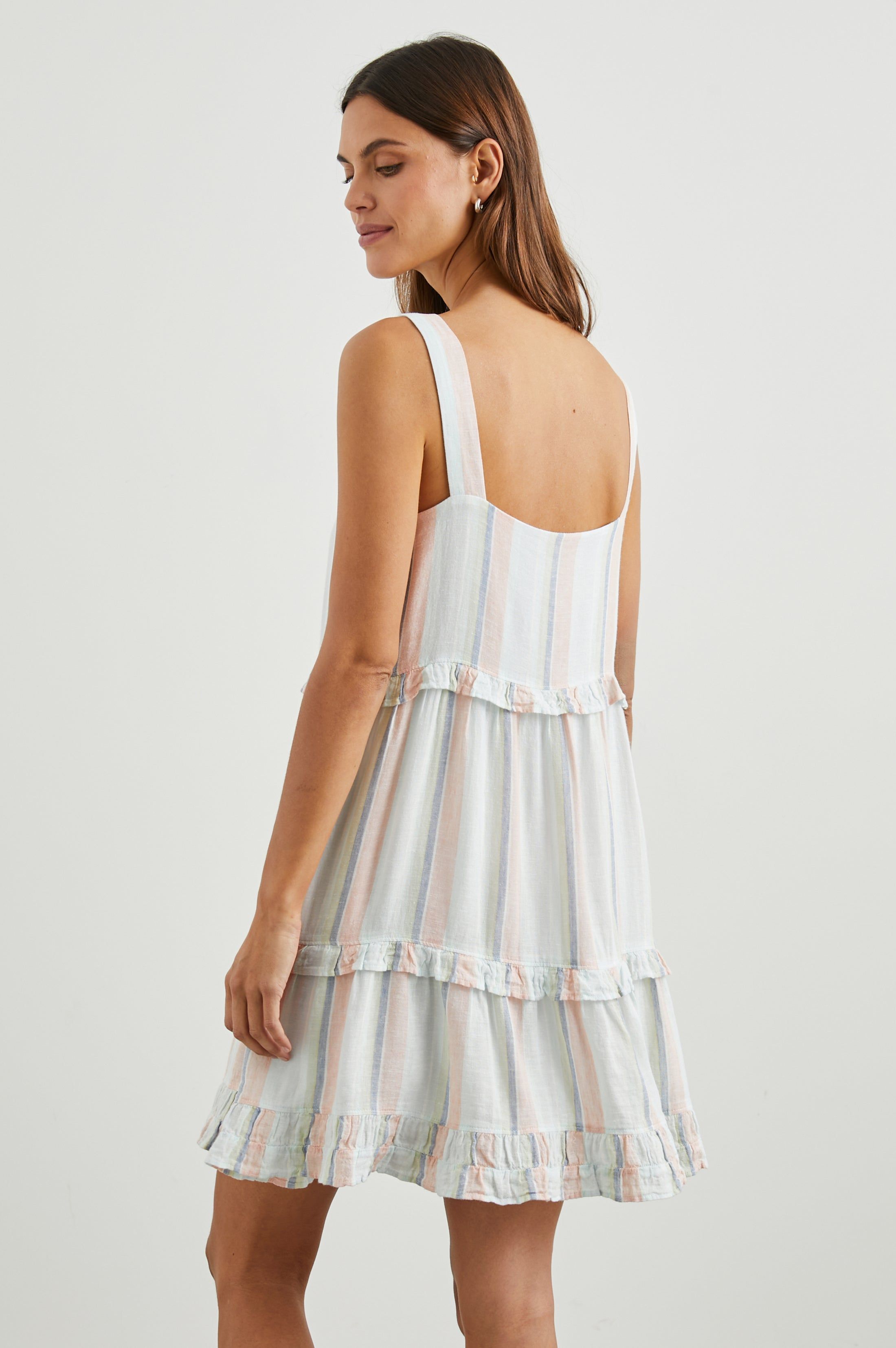 SANDY DRESS - BIARRITZ MULTI STRIPE sold by Rails product image thumbnail 4