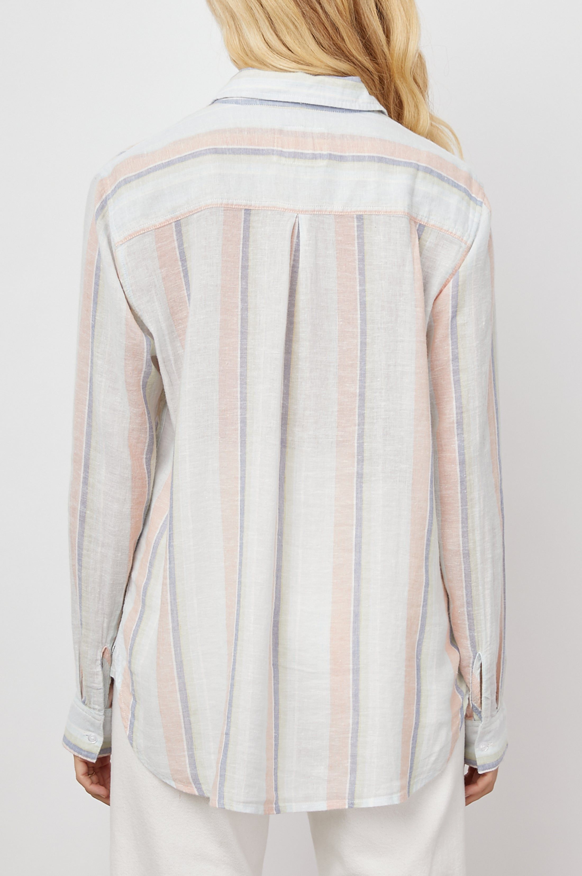 CHARLI SHIRT - BIARRITZ MULTI STRIPE sold by Rails product image thumbnail 5