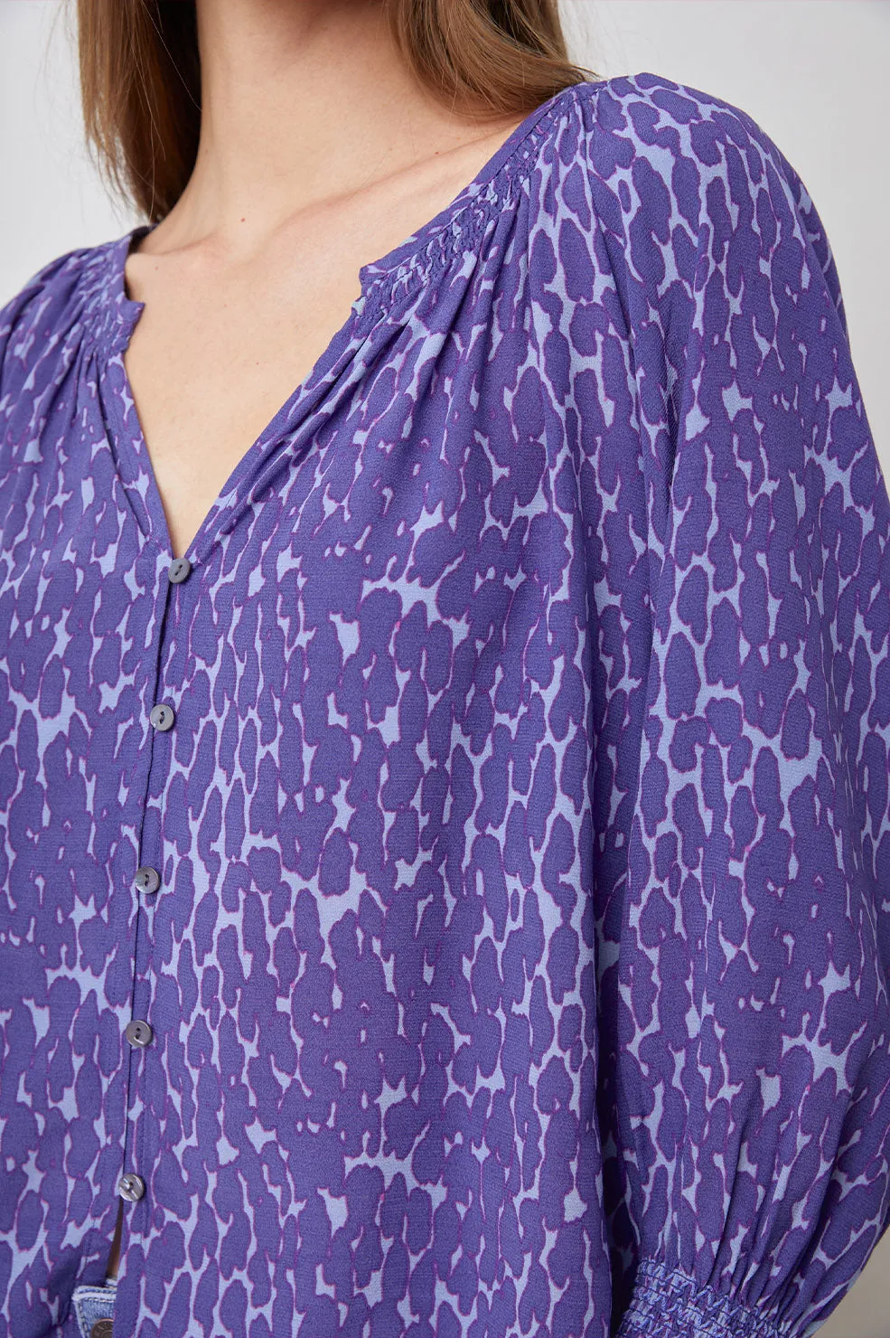 MARIAH TOP - STATIC LEOPARD sold by Rails product image thumbnail 2