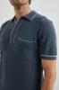 HARDY POLO SHIRT - FADED NAVY sold by Rails