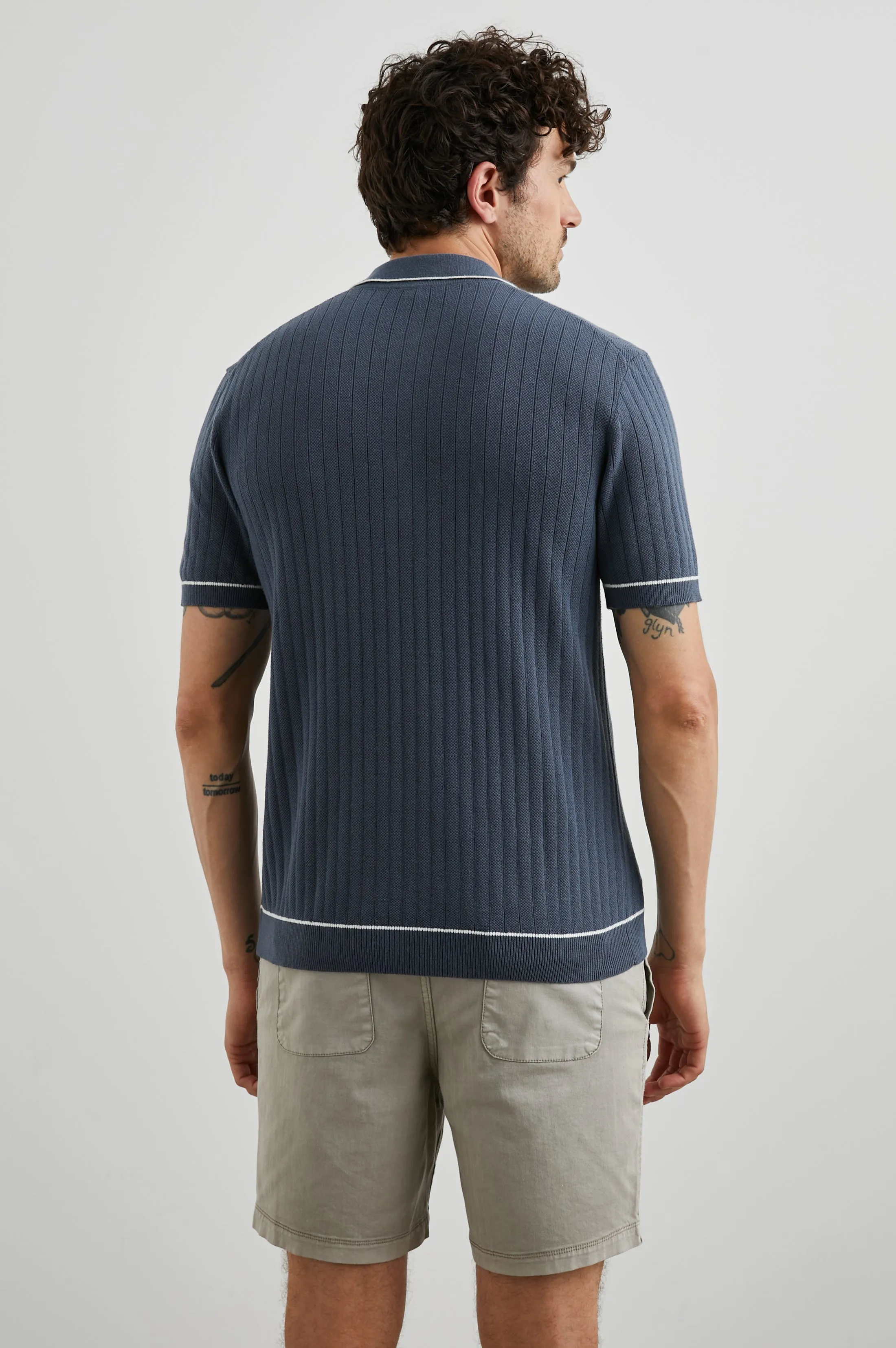 HARDY POLO SHIRT - FADED NAVY sold by Rails product image thumbnail 5