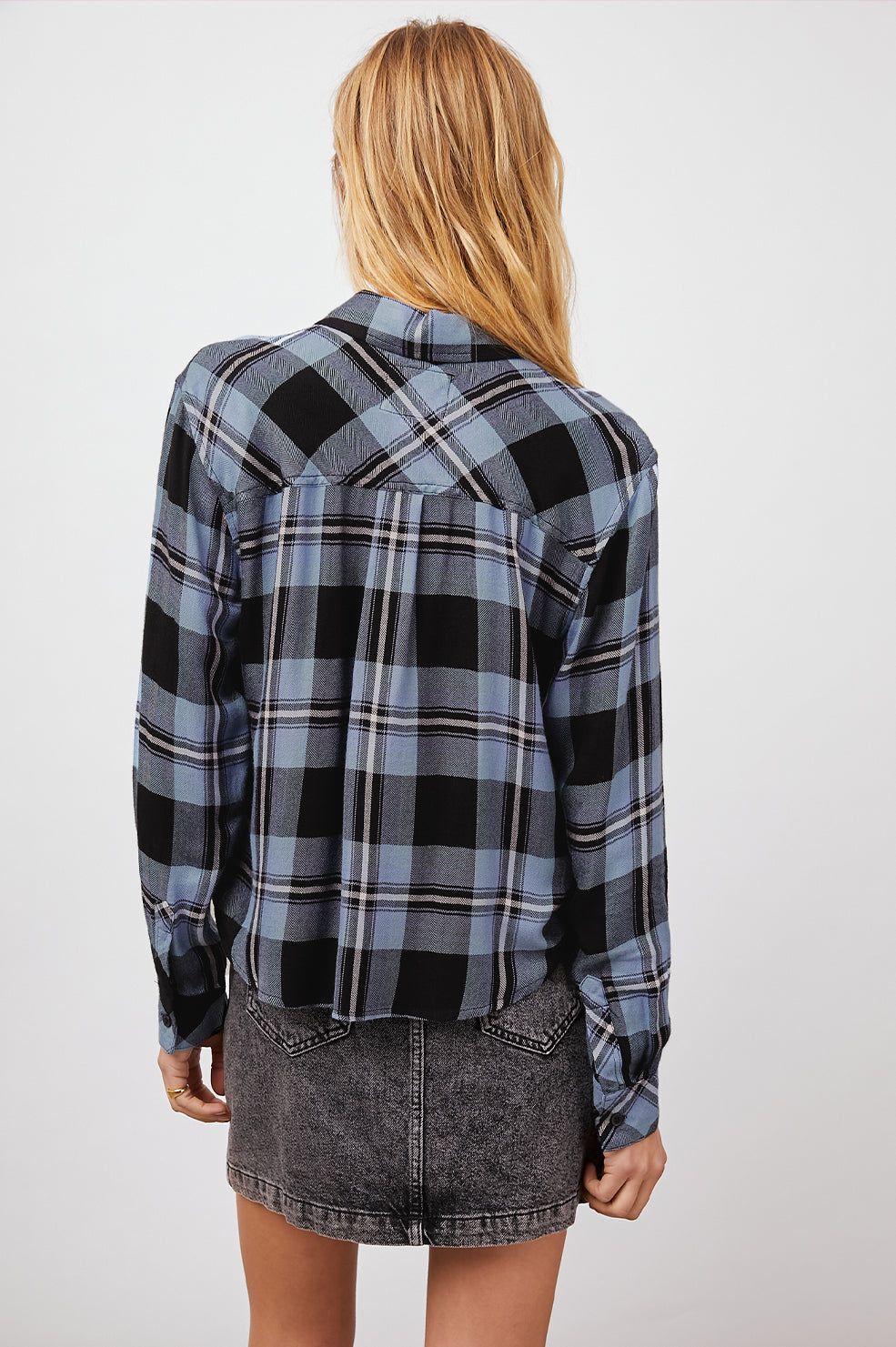 HUNTER SHIRT - CURRENT ONYX WHITE sold by Rails product image thumbnail 4