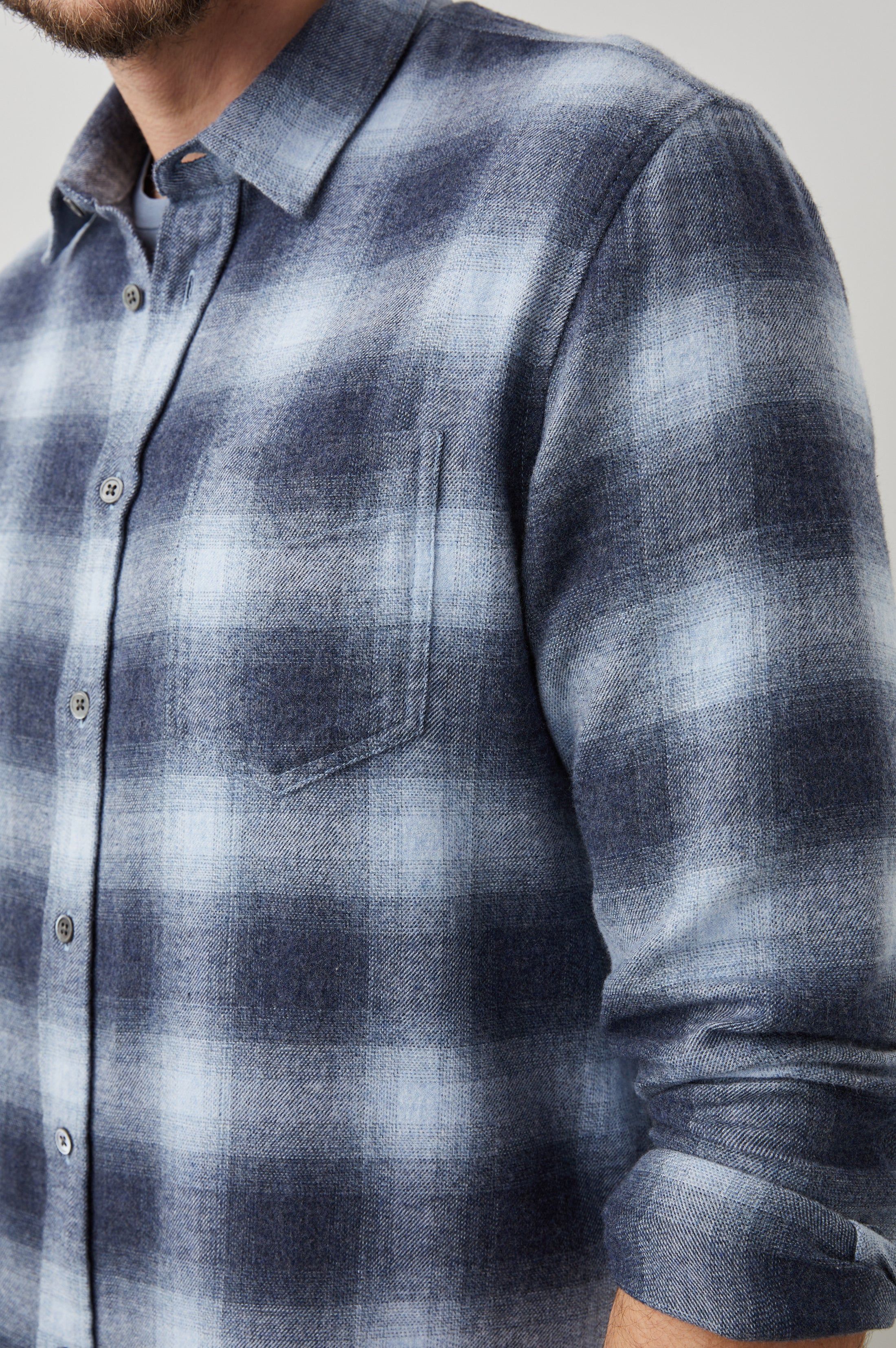 LENNOX SHIRT - DENIM SHADOW sold by Rails product image thumbnail 2