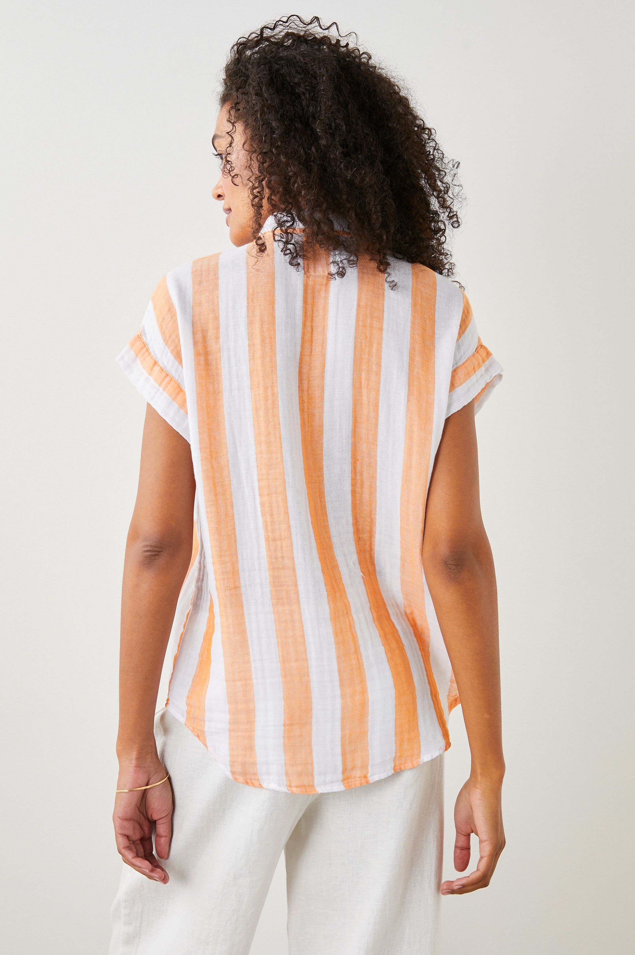 JAMIE SHIRT - ORTONA STRIPE sold by Rails product image thumbnail 5