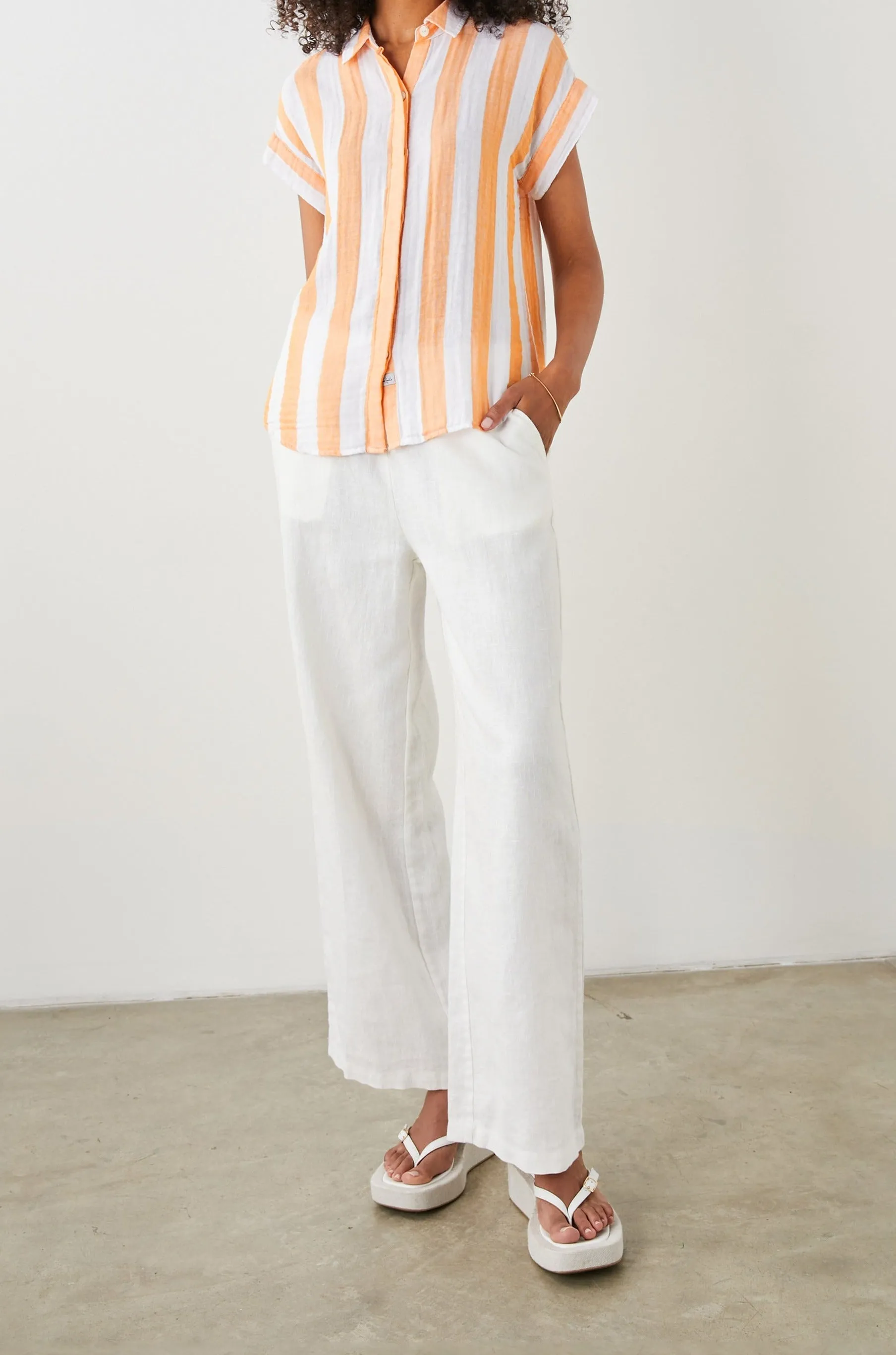 JAMIE SHIRT - ORTONA STRIPE sold by Rails product image thumbnail 3