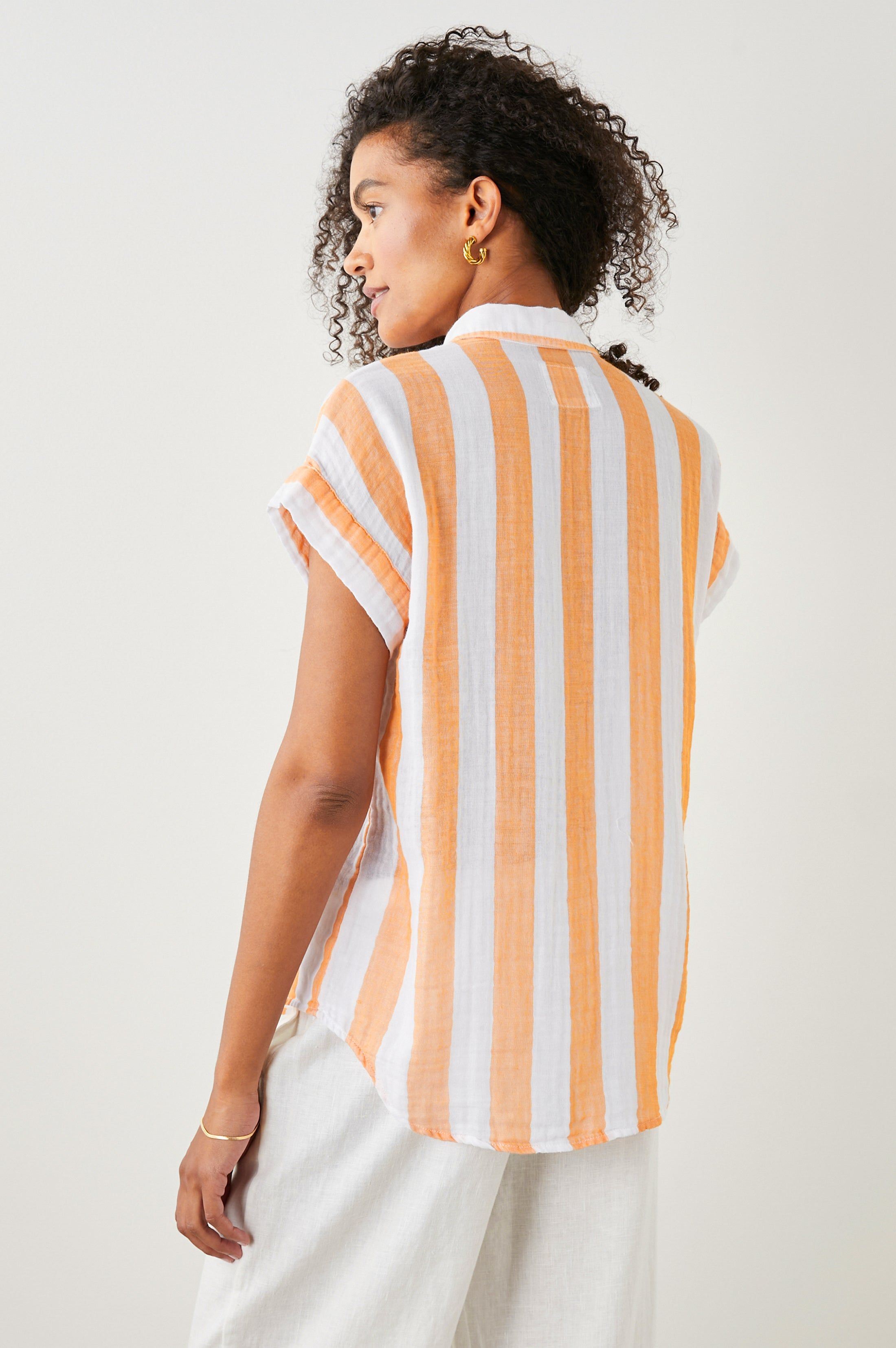 JAMIE SHIRT - ORTONA STRIPE sold by Rails product image thumbnail 4