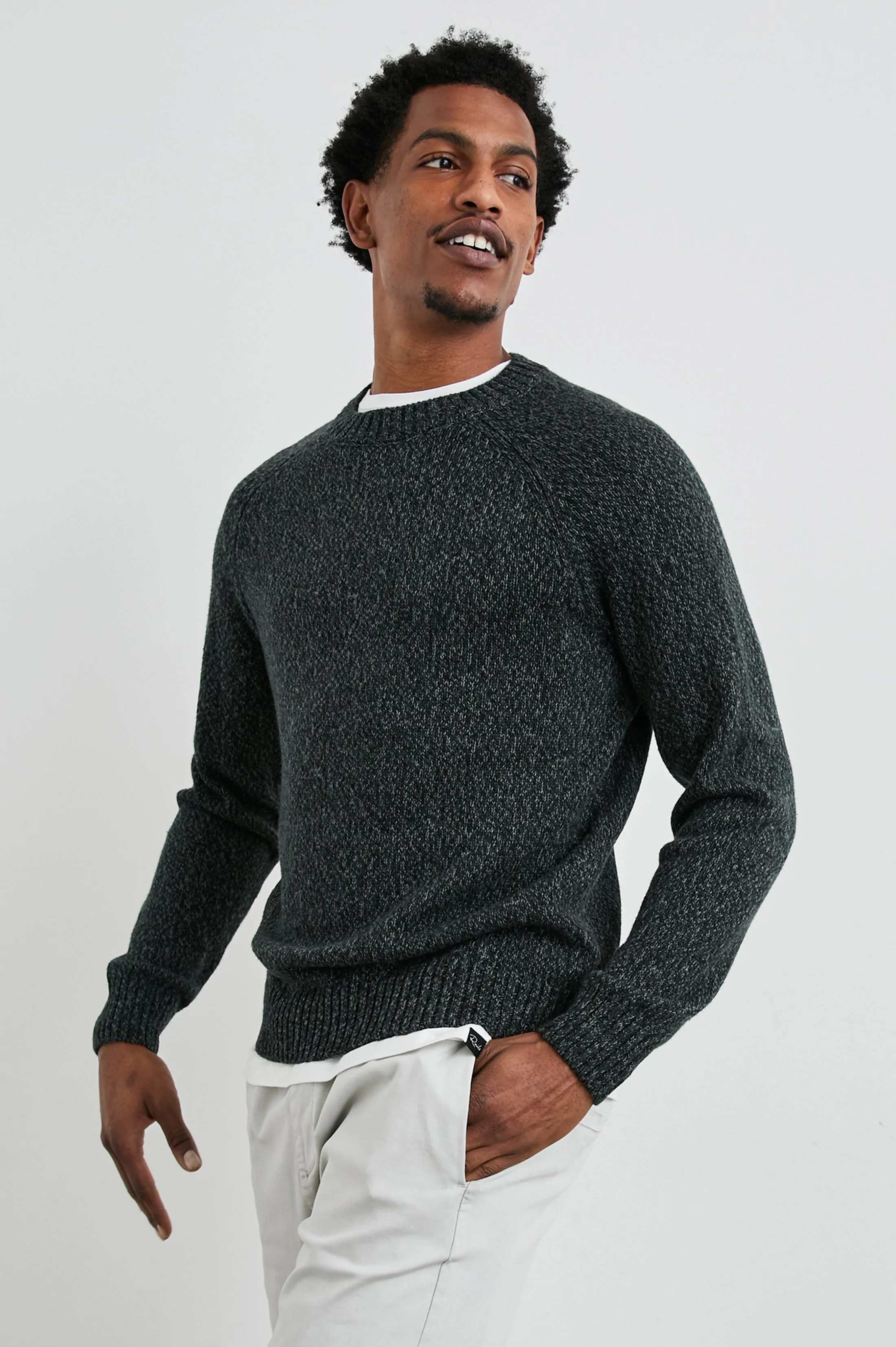 DONOVAN SWEATER - GRAPHITE sold by Rails