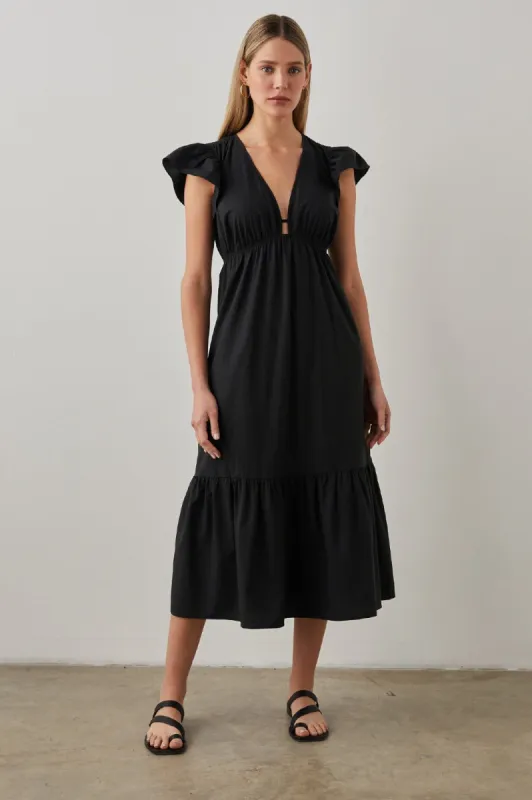 TINA DRESS - BLACK sold by Rails