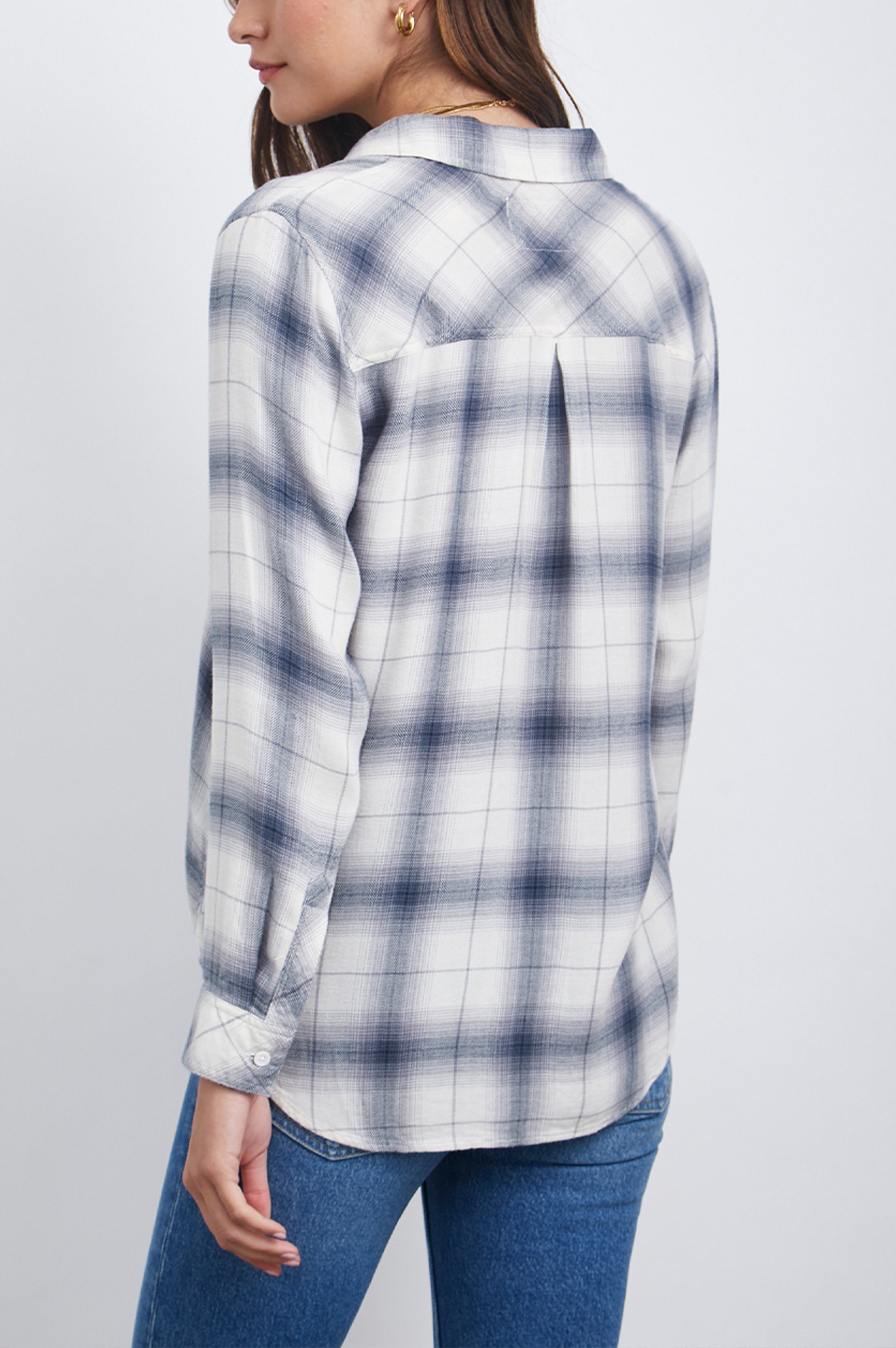 HUNTER SHIRT - STERLING WHITE sold by Rails product image thumbnail 4