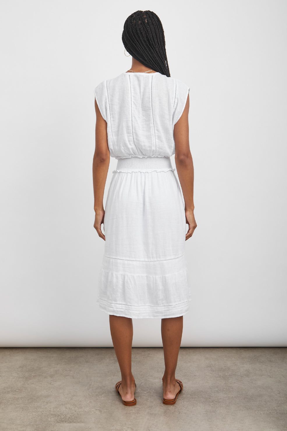 ASHLYN DRESS - WHITE LACE DETAIL sold by Rails product image thumbnail 3