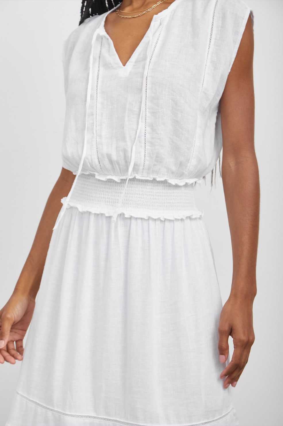 ASHLYN DRESS - WHITE LACE DETAIL sold by Rails product image thumbnail 2