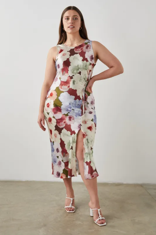 GABRIELLA DRESS - PAINTED ROSE sold by Rails