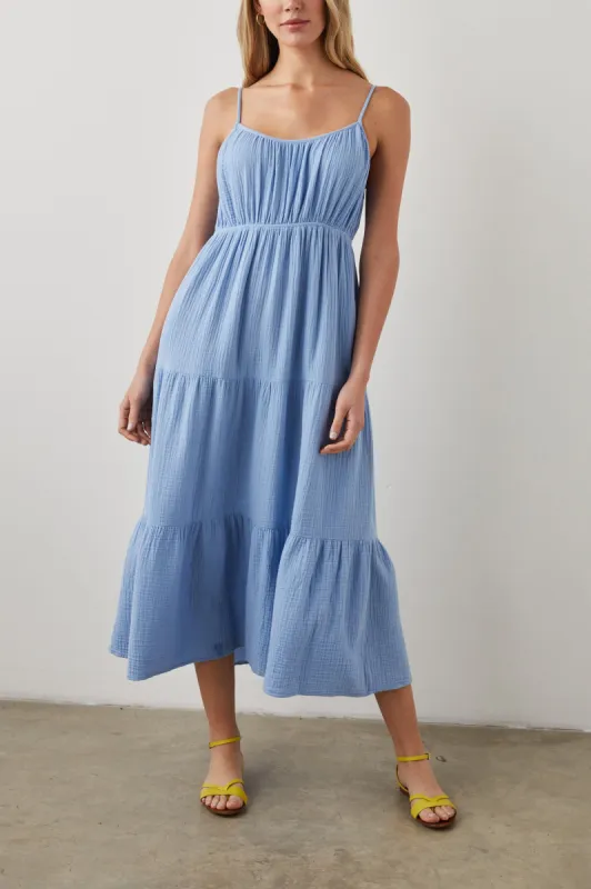 BLAKELY DRESS - VISTA BLUE sold by Rails