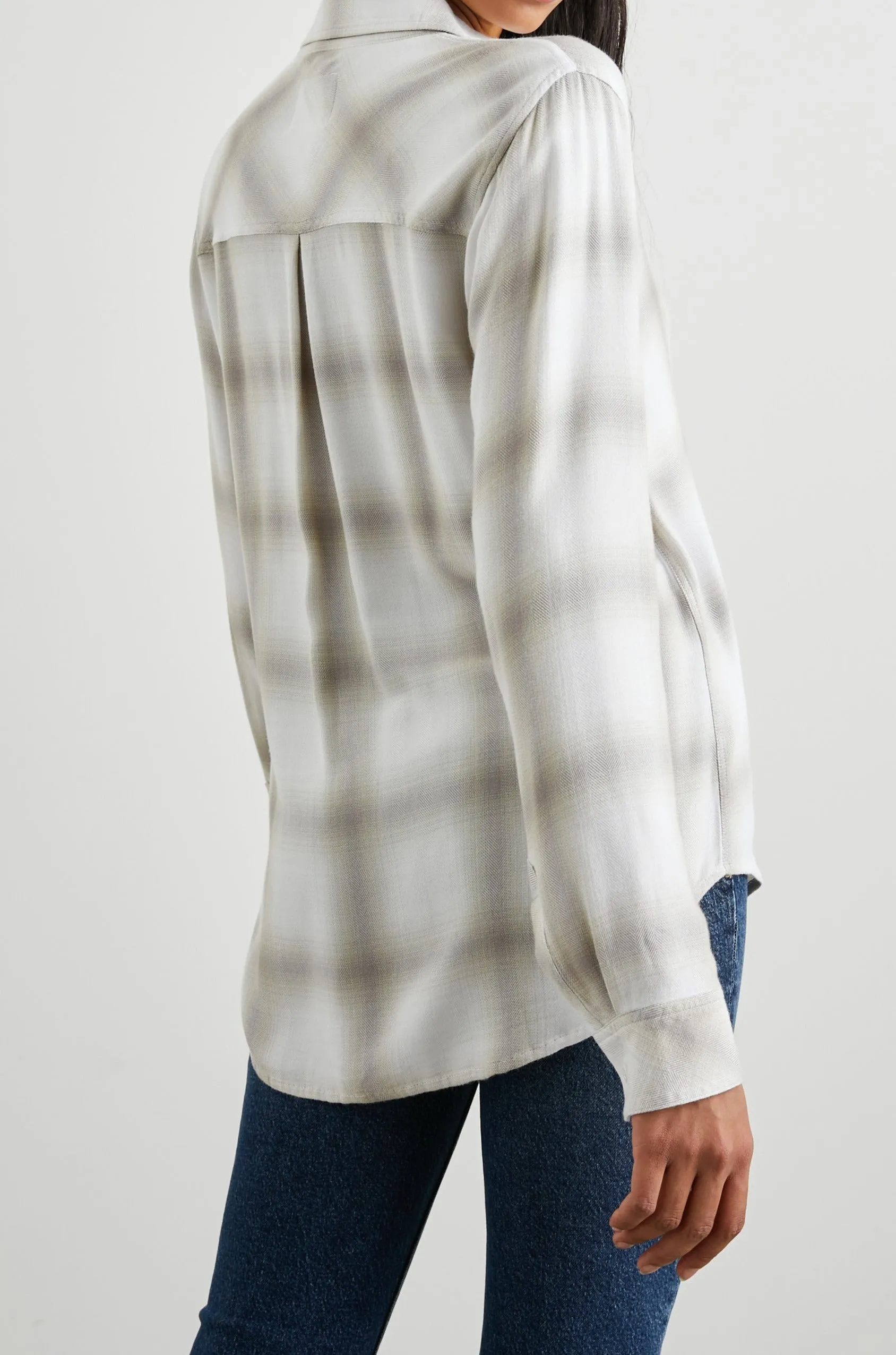 HUNTER SHIRT - DOVE PEARL sold by Rails product image thumbnail 4