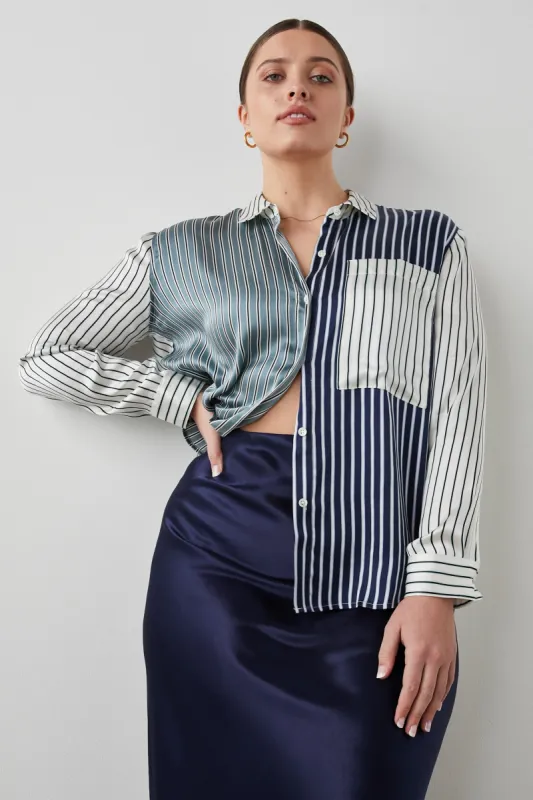 SPENCER SHIRT - KENT MULTI STRIPE sold by Rails