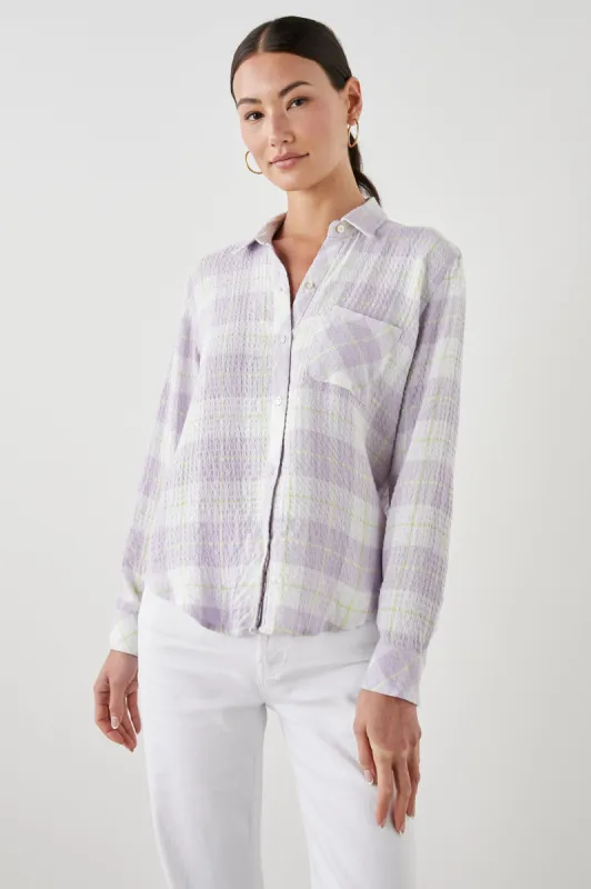 BRADY SHIRT - LILAC CITRUS sold by Rails