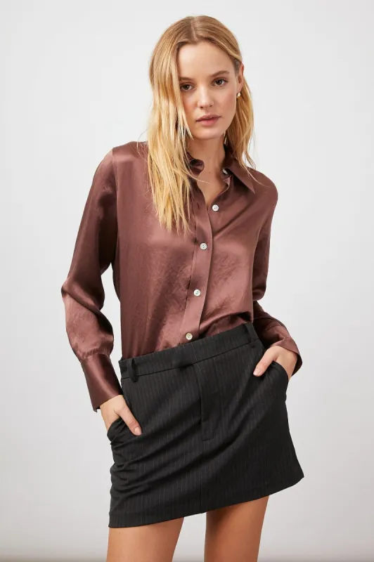 ANDREA TOP - NUTMEG sold by Rails