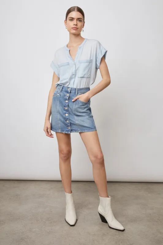 MEL SHIRT - LIGHT VINTAGE sold by Rails