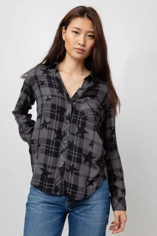 HUNTER SHIRT - ASH TWILIGHT STARS sold by Rails