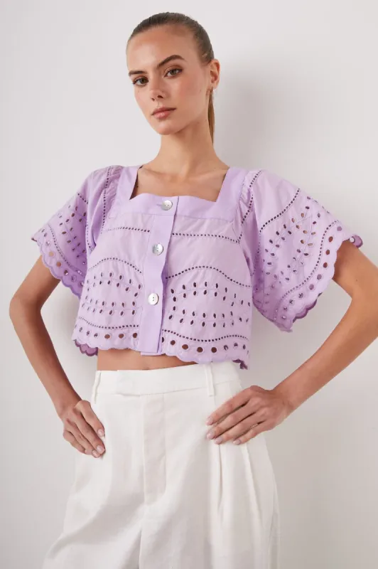KIT TOP - ORCHID EYELET EMBROIDERY sold by Rails