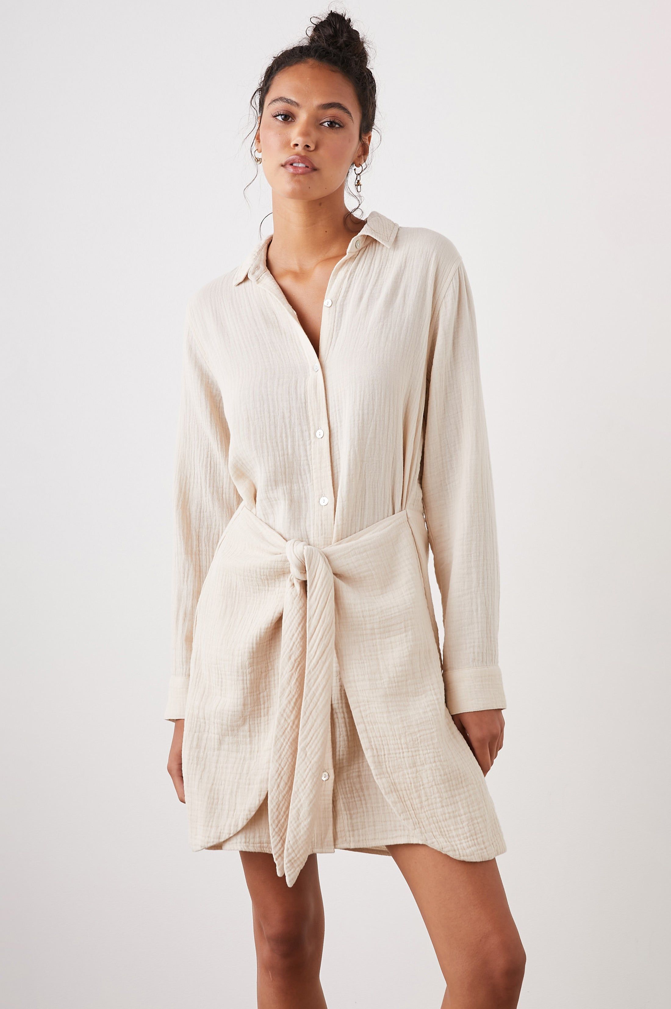 NADIA DRESS - FLAX sold by Rails