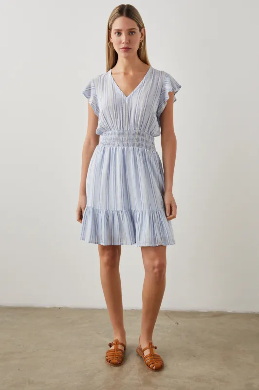 TARA DRESS - NAPOLI STRIPE sold by Rails
