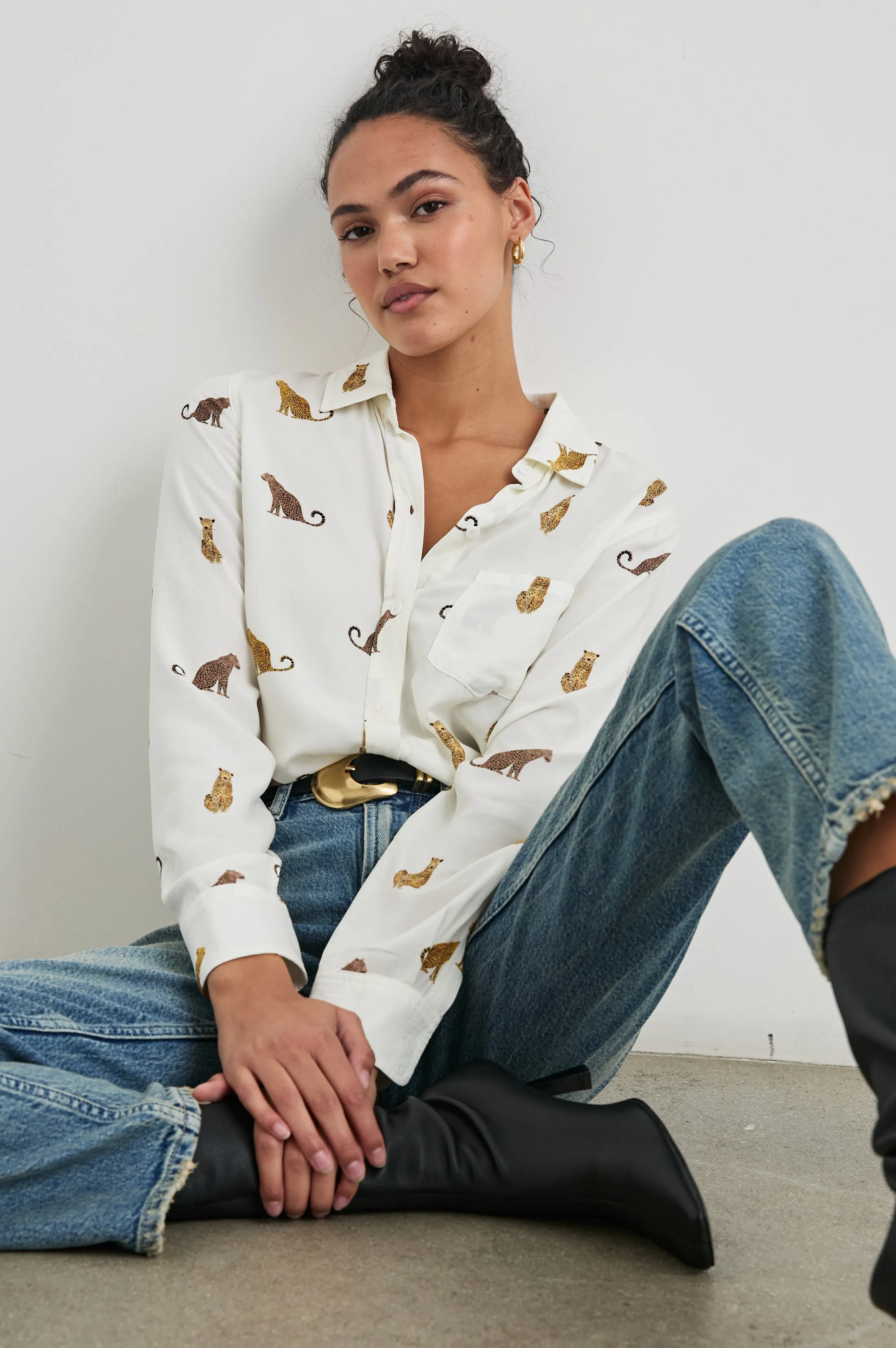 KATHRYN SHIRT - WILD ANIMALS sold by Rails product image thumbnail 3