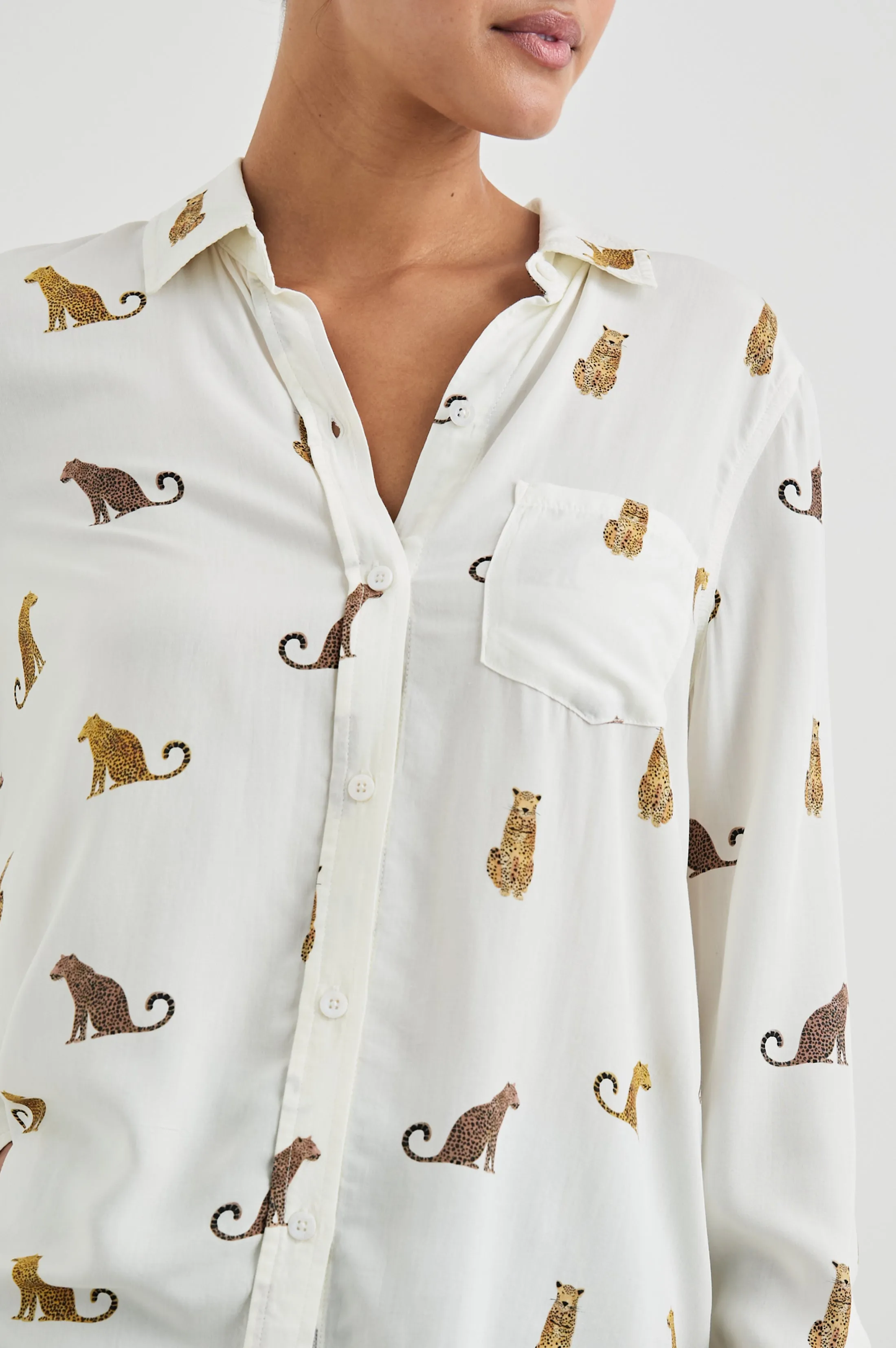 KATHRYN SHIRT - WILD ANIMALS sold by Rails product image thumbnail 2