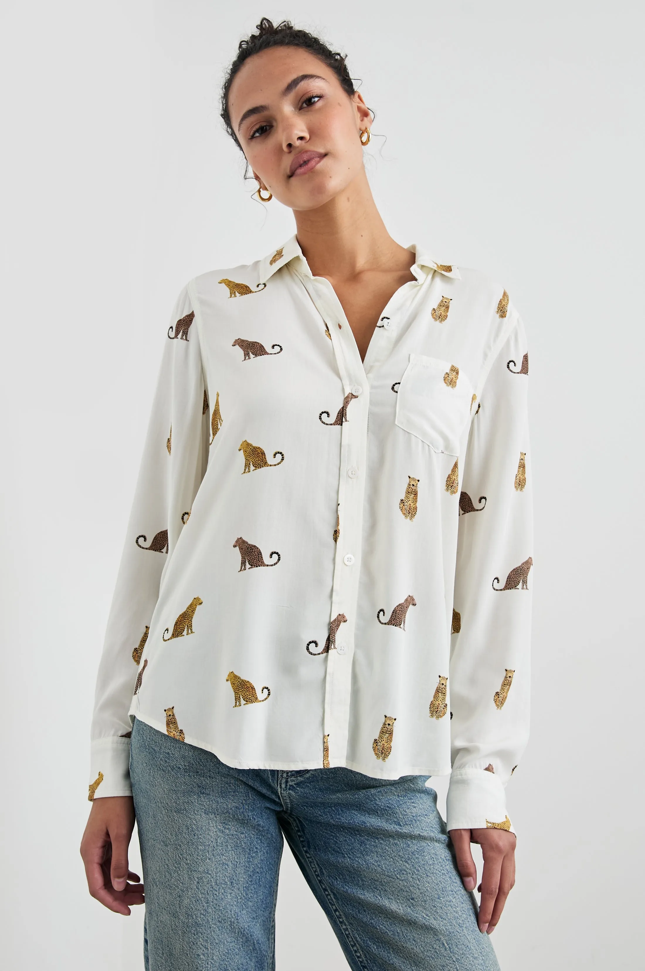 KATHRYN SHIRT - WILD ANIMALS sold by Rails product image thumbnail 4