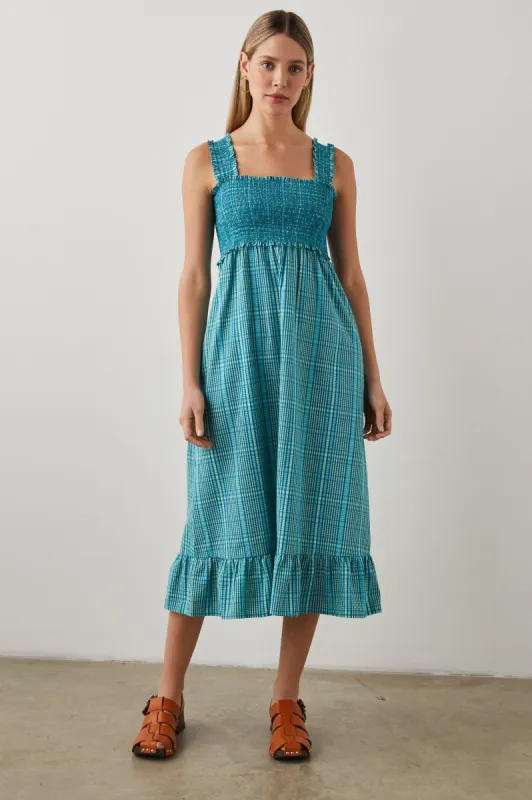 RUMI DRESS - AUGUSTA MINI CHECK sold by Rails
