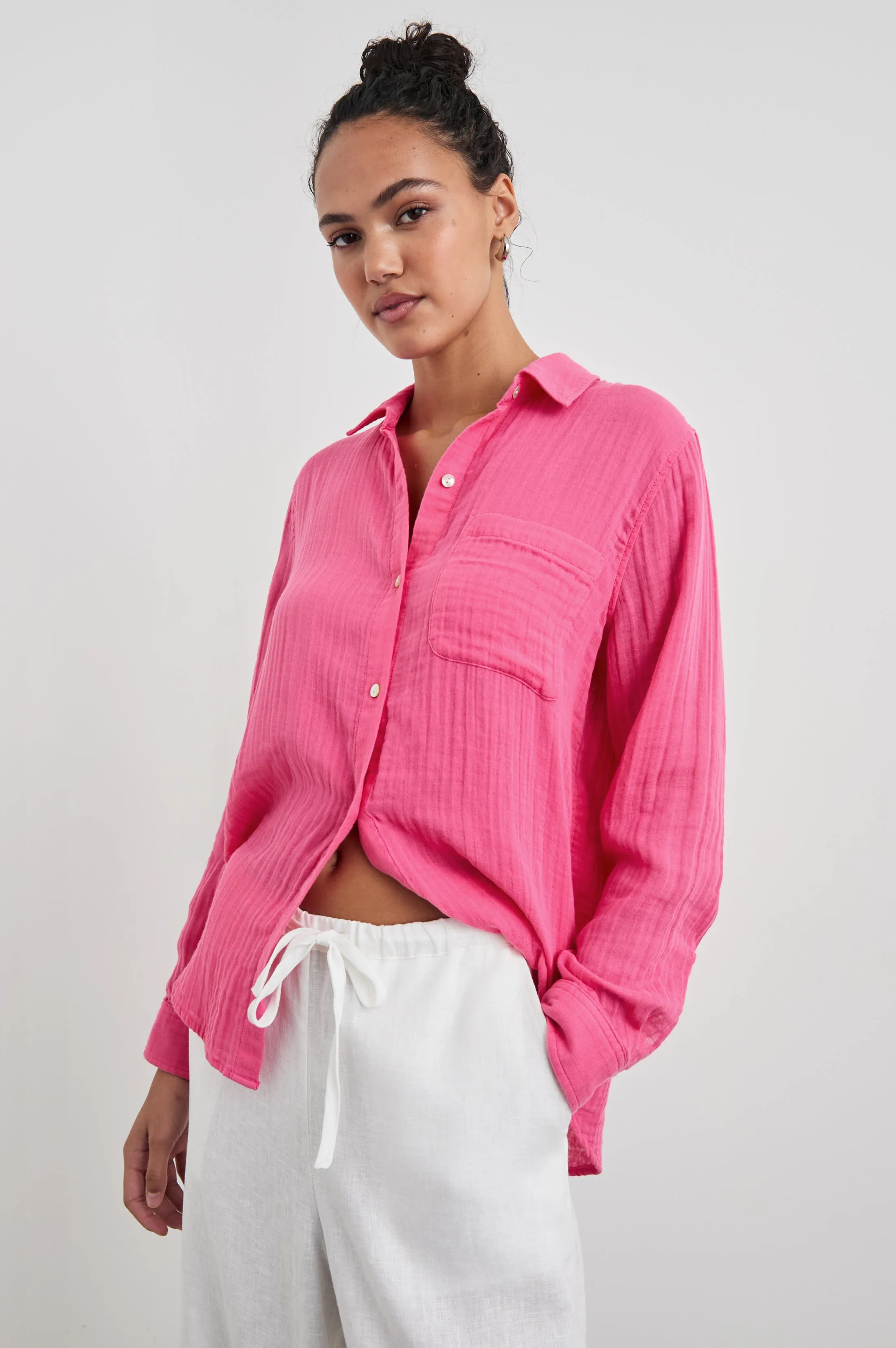 ELLIS SHIRT - HIBISCUS sold by Rails product image thumbnail 4