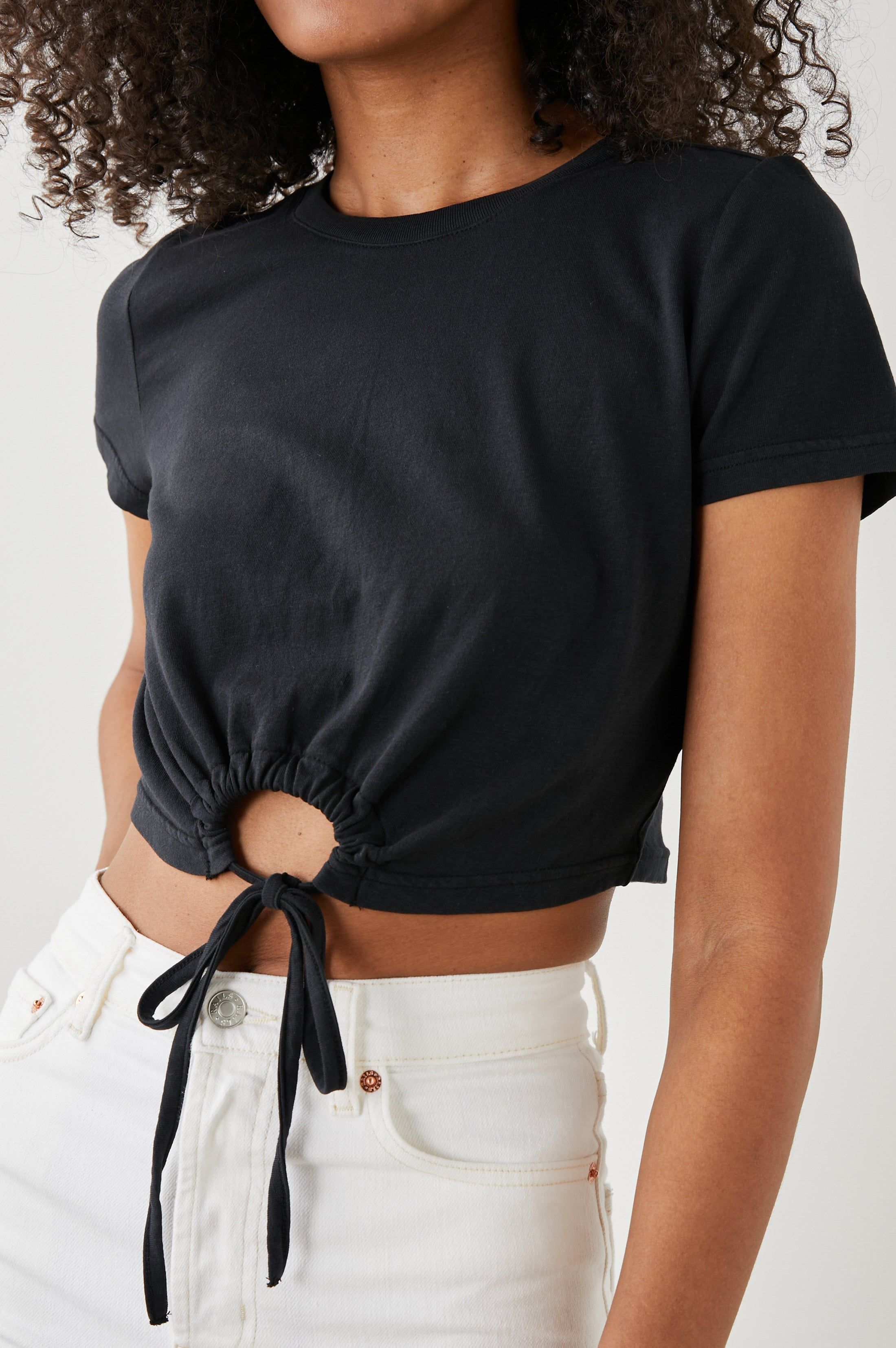 ZENA T-SHIRT - BLACK sold by Rails product image thumbnail 2