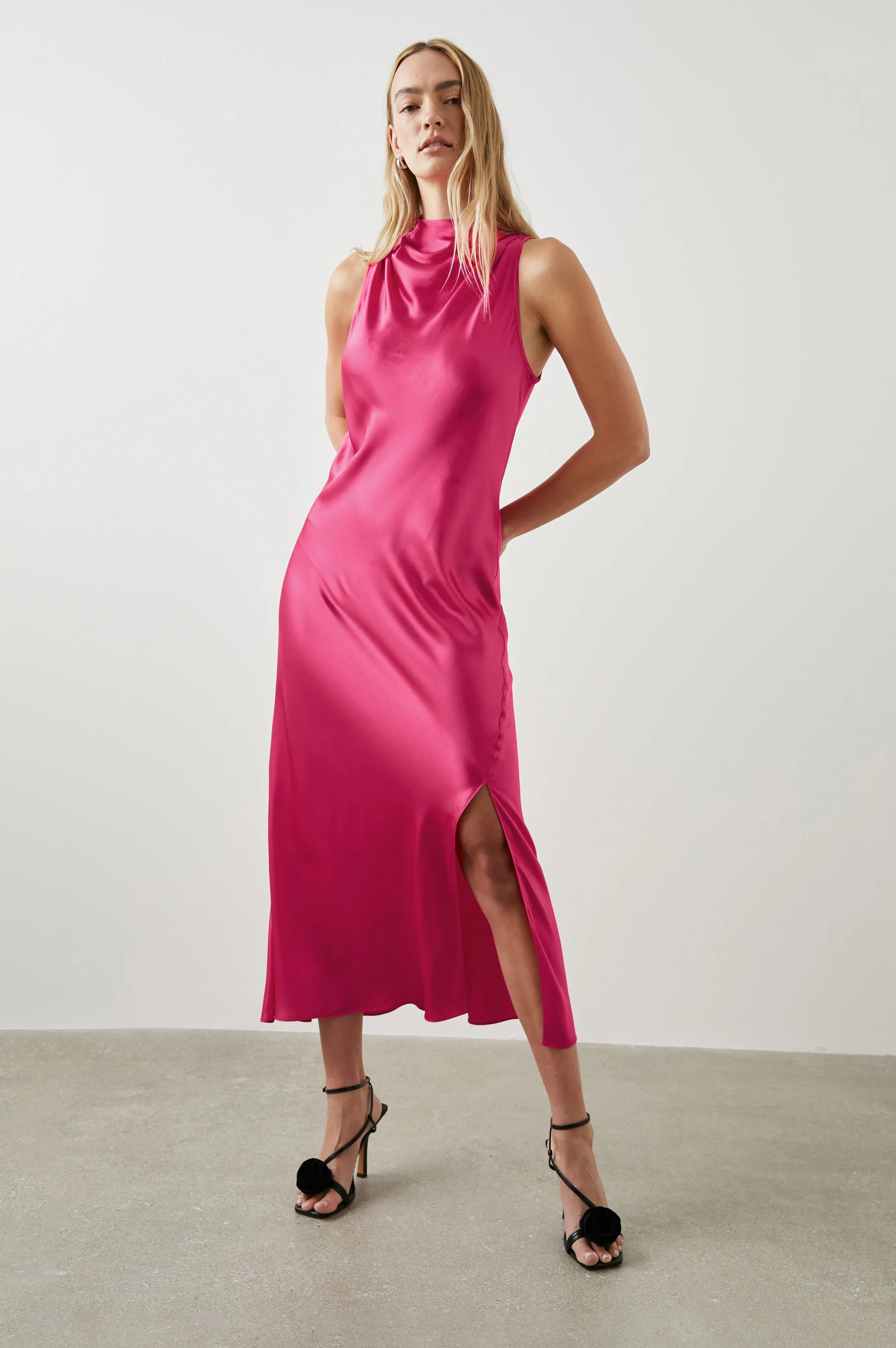 SOLANA DRESS - MAGENTA sold by Rails product image thumbnail 5